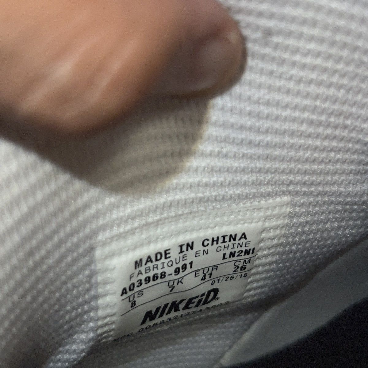 NBA × Nike Nike ID Lakers Air Force 1 Mid Size US 8 / EU 41 - 11 Thumbnail