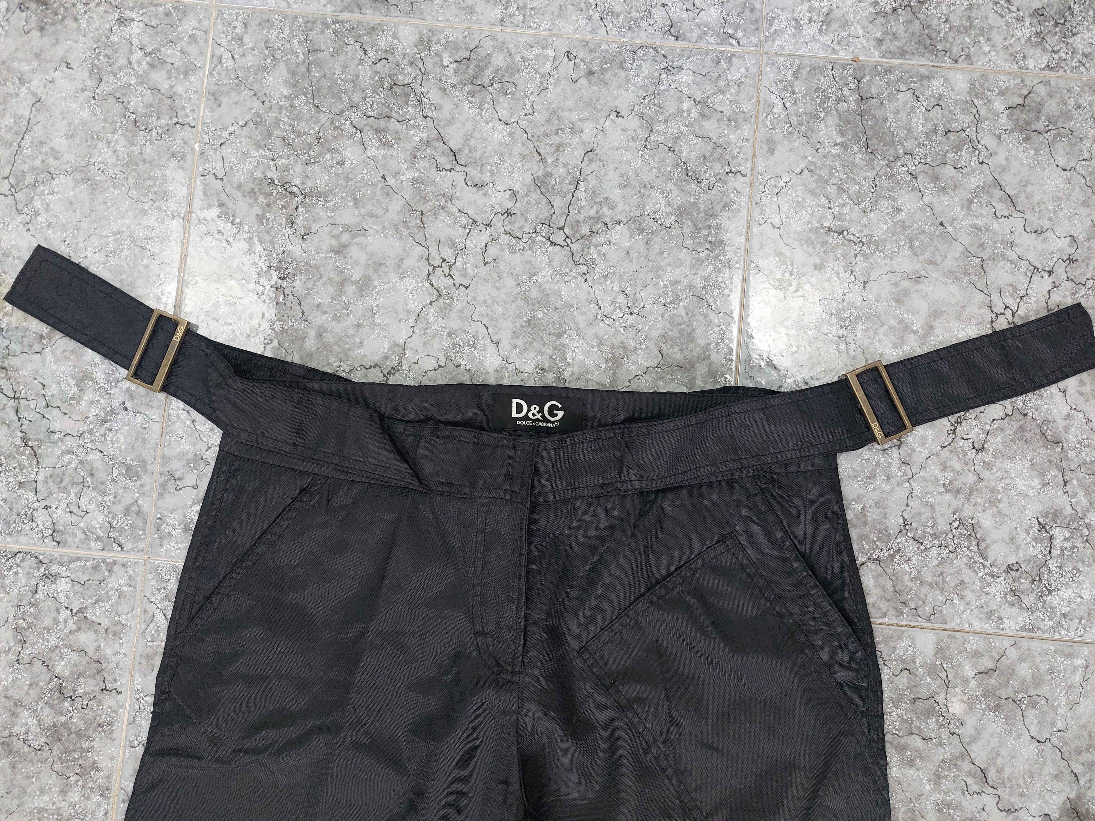 Dolce & Gabbana Dolce and Gabbana D&G wide-leg Flared Cargo Parachute pants Size US 30 / EU 46 - 10 Thumbnail