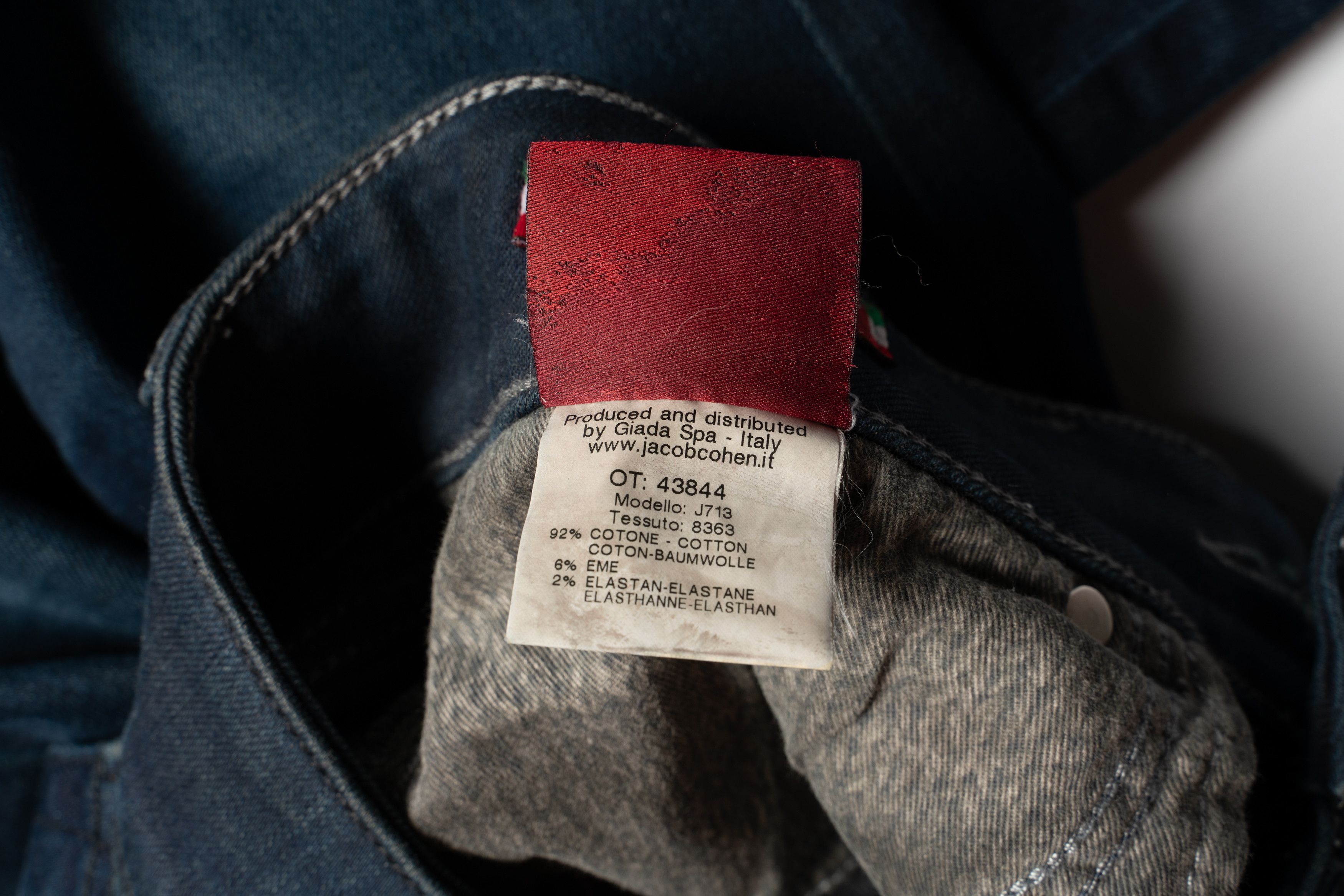 Jacob Cohen 🔴 JACOB COHEN J713 Blue Denim Jeans Women’s Size 31" - 9 Thumbnail