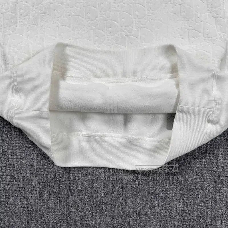 Dior White Cotton Men's Hoodie .