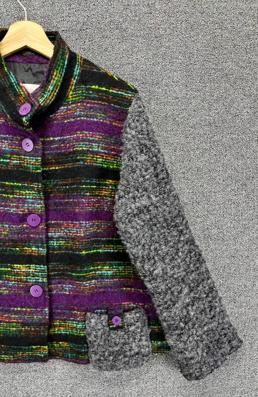 Japanese Brand Vintage Akawe Japanese Luxury Style Wool Cardigan Jacket Size M / US 6-8 / IT 42-44 - 2 Thumbnail