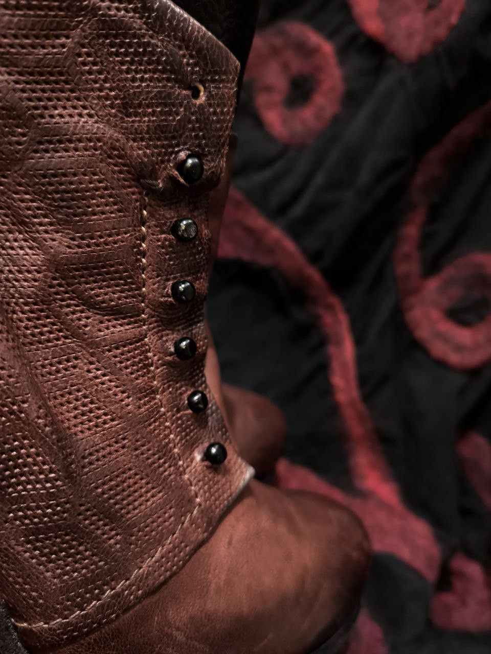 A.S.98 A.S.98 Air Step ankle boots burgundy black leather Size 38 Size US 7.5 / IT 37.5 - 3 Thumbnail