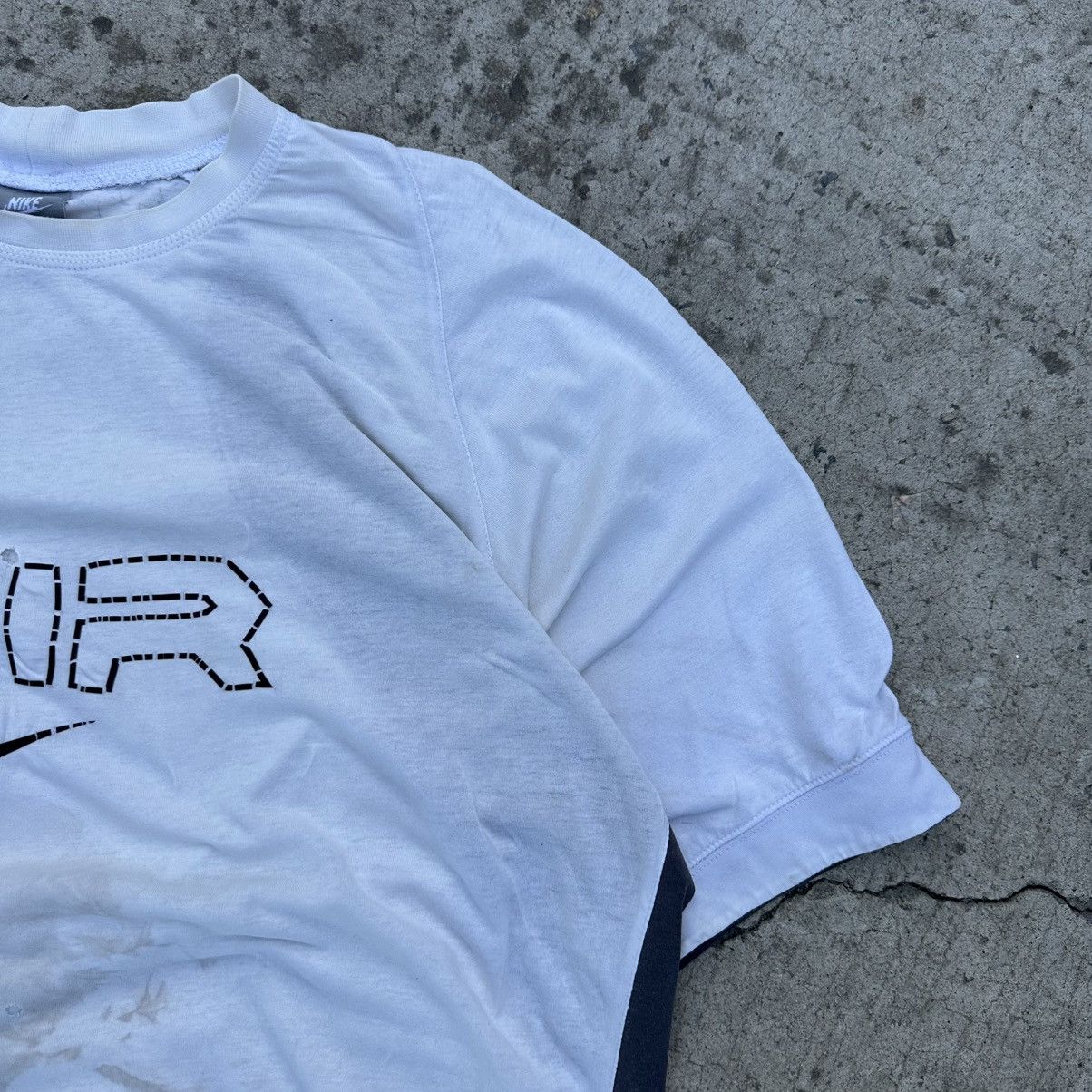 Nike VTG Japanese Style Nike Air T-shirts Big Logo Y2K Trashed Size US XL / EU 56 / 4 - 4 Thumbnail