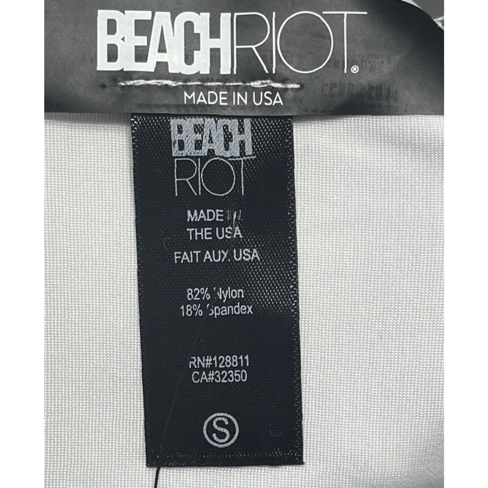 Beach Riot VINTAGE Beach Riot Daisy Ruffled Ribbed White Bikini Bottoms Swim Womens Size Small NWT Size 28" / US 6 / IT 42 - 5 Thumbnail