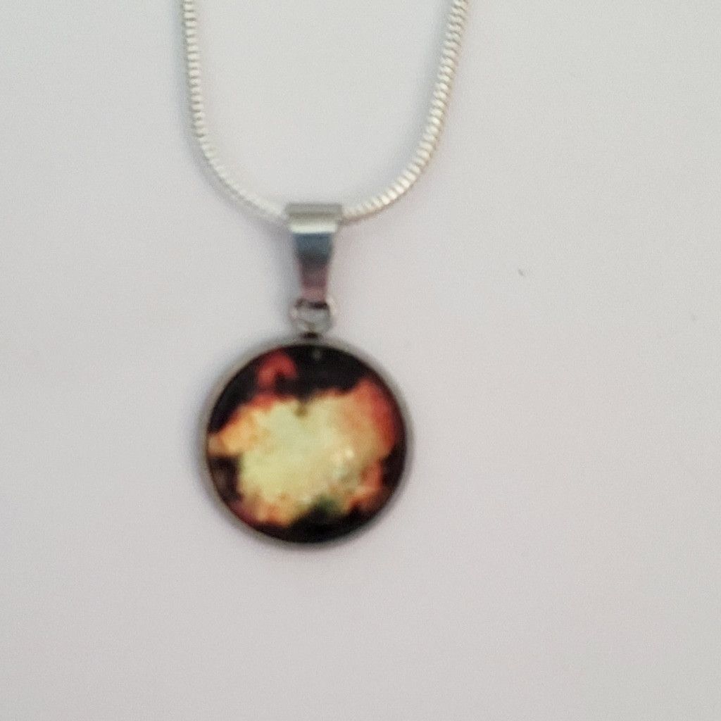 Handmade 925 Sterling Silver nebula galaxy necklace Size ONE SIZE - 4 Thumbnail