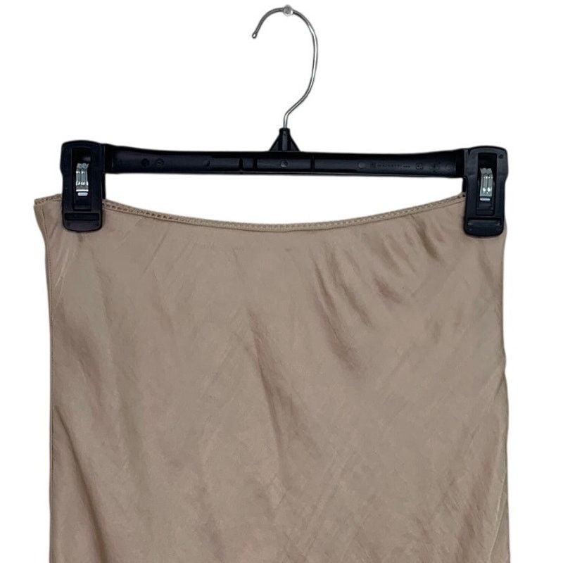 American Eagle Outfitters New American Eagle Womens Small AE Sandbar Midi Slip Skirt Size 28" / US 6 / IT 42 - 3 Thumbnail