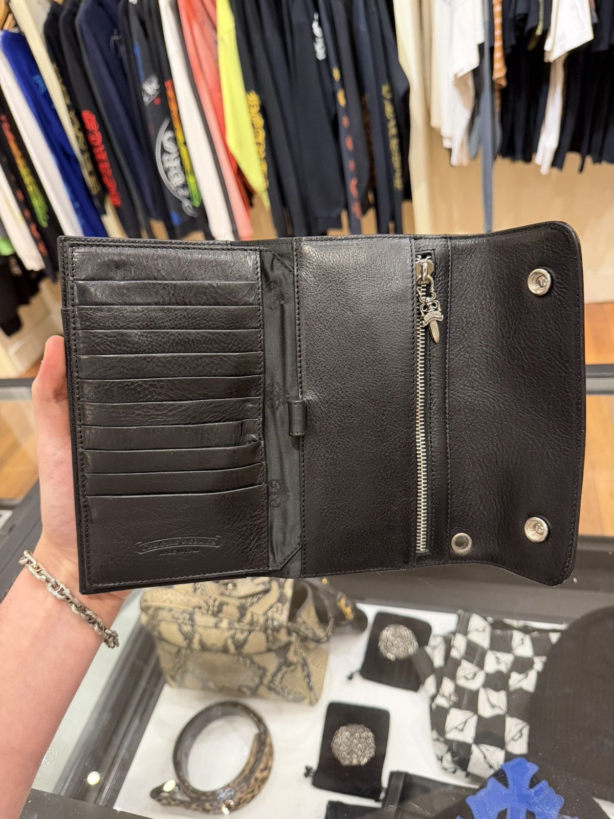 Chrome Hearts Chrome Hearts Wave Wallet Size ONE SIZE - 4 Thumbnail