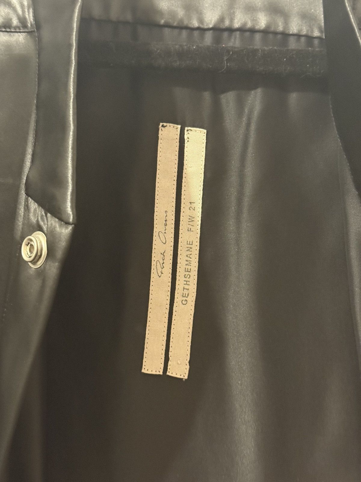 Rick Owens Rick Owens Liquid Latex Golf Shirt Size US M / EU 48-50 / 2 - 6 Thumbnail