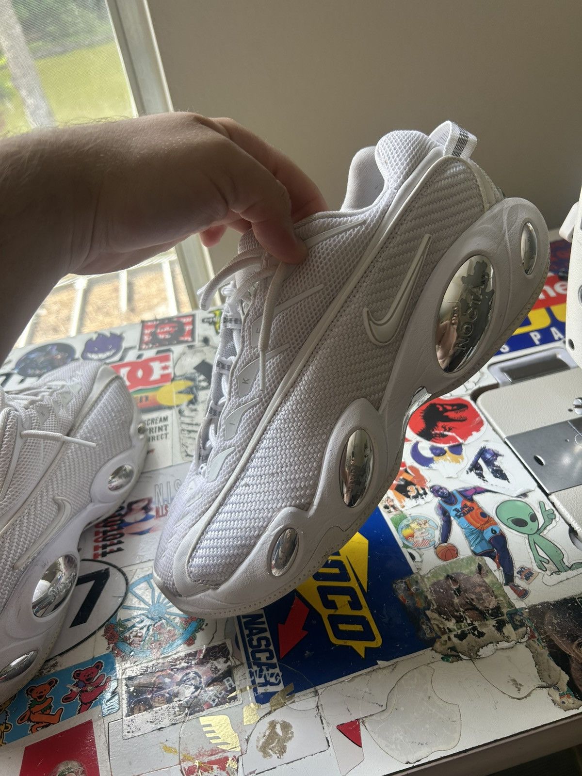 NOCTA × Nike Nike nocta chrome air glide 1 in triple white Size US 11 / EU 44 - 7 Thumbnail