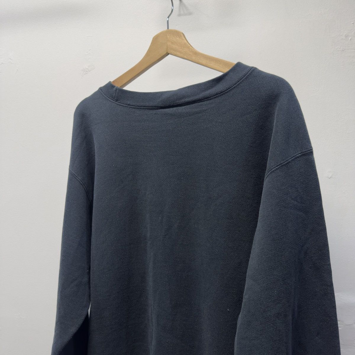 Vintage 90s Faded Black Sweatshirt ERD Grunge Chrome Thrashed Size US XL / EU 56 / 4 - 5 Thumbnail
