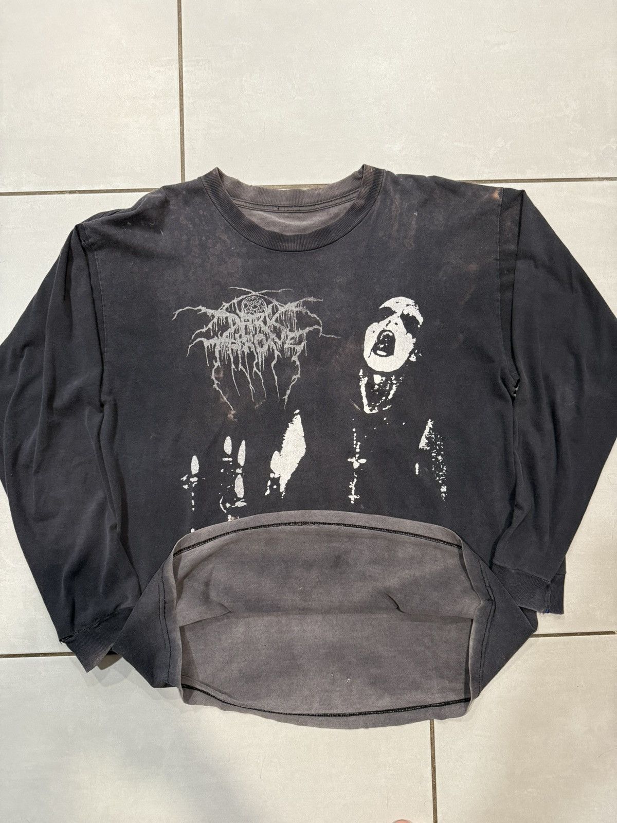 Vintage Vintage DarkThrone Transilvanian Hunger Longsleeve Tshirt Size US L / EU 52-54 / 3 - 4 Thumbnail