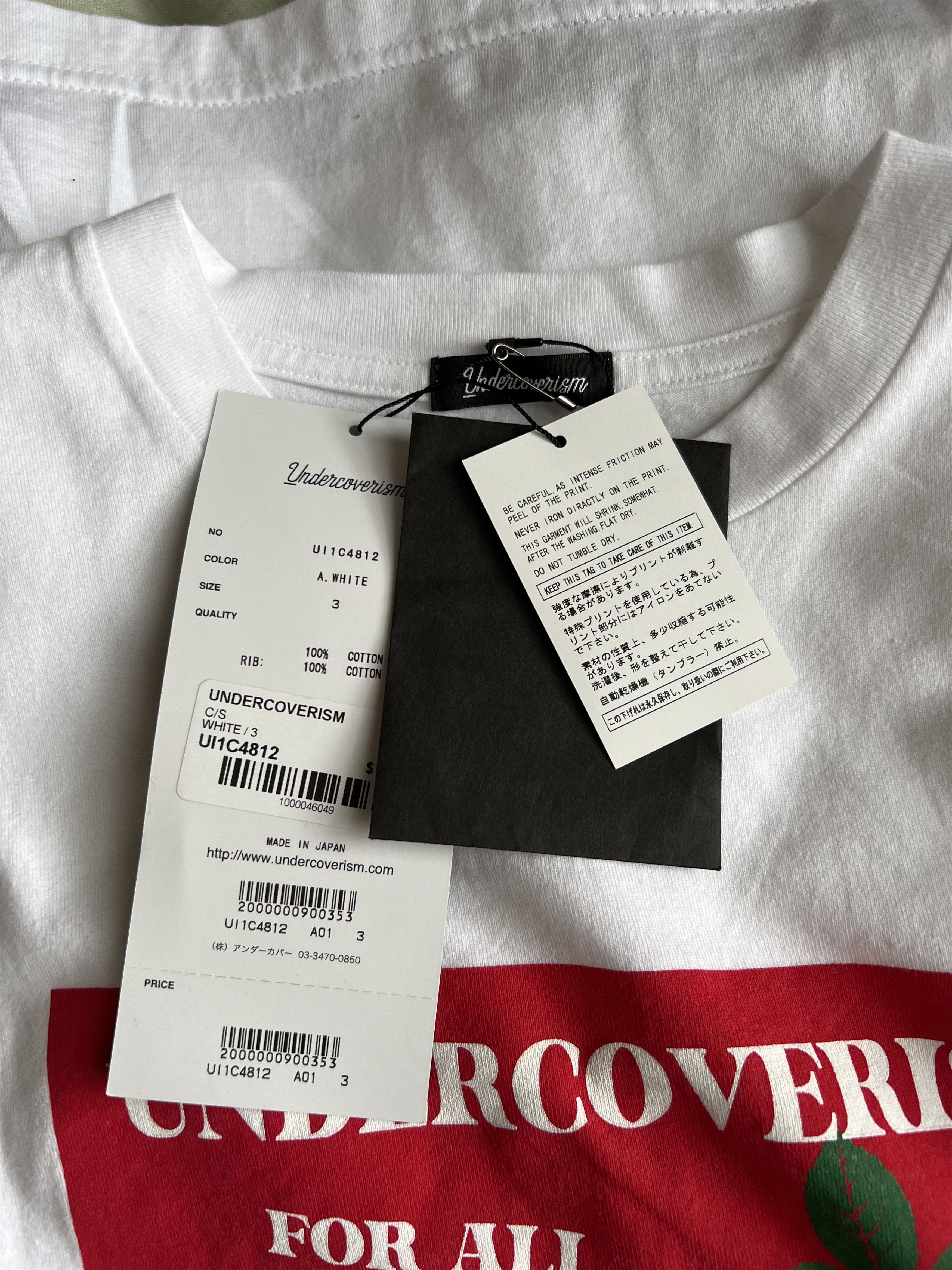 Undercover Undercover For All Rebels Rose Tee in White Size US L / EU 52-54 / 3 - 5 Thumbnail