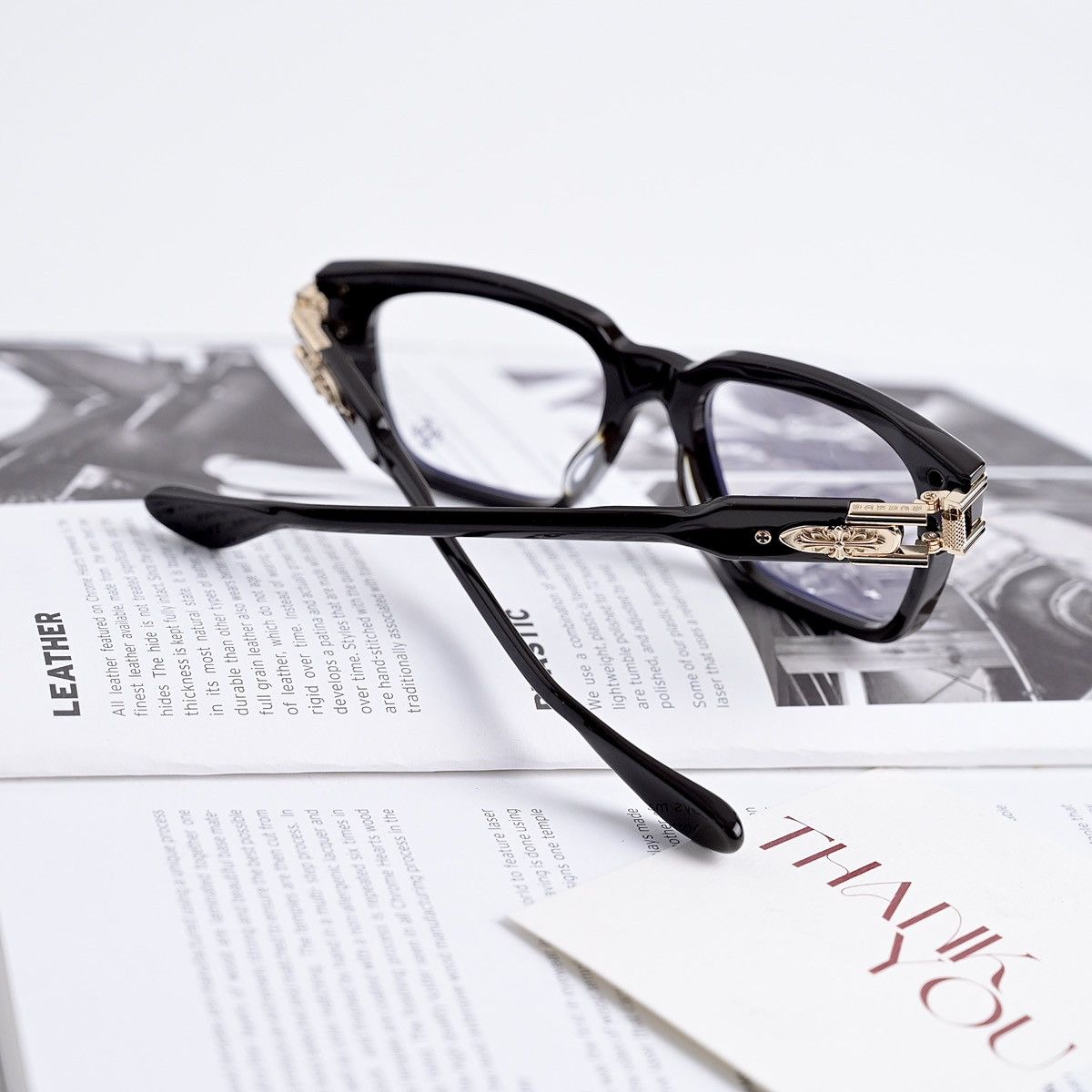 Chrome Hearts CHROME HEARTS BULGE CLASSIC BROWN GLASSES Size ONE SIZE - 3 Thumbnail