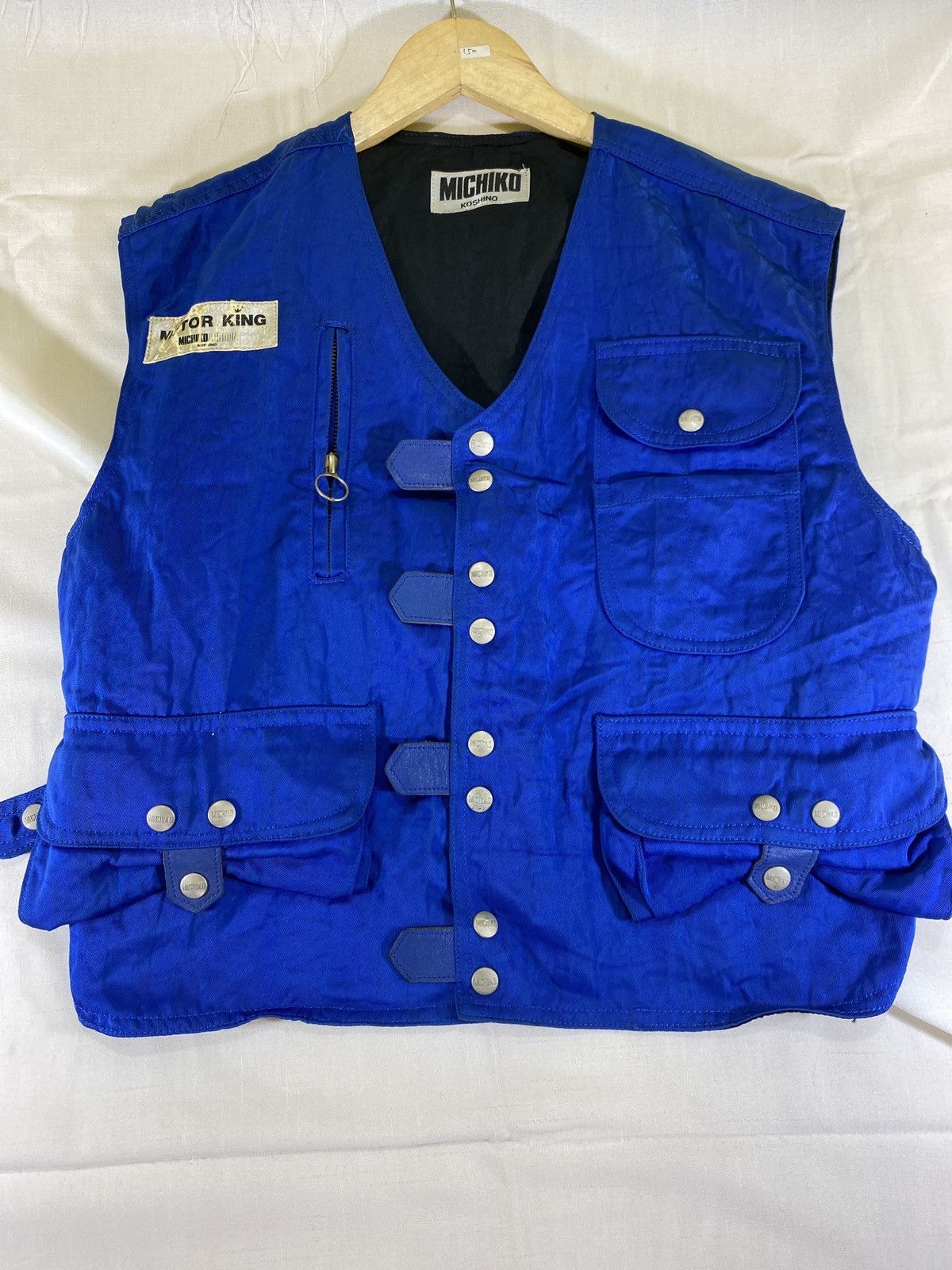 Michiko Koshino motor rider vest jacket Size US M / EU 48-50 / 2 - 1 Thumbnail