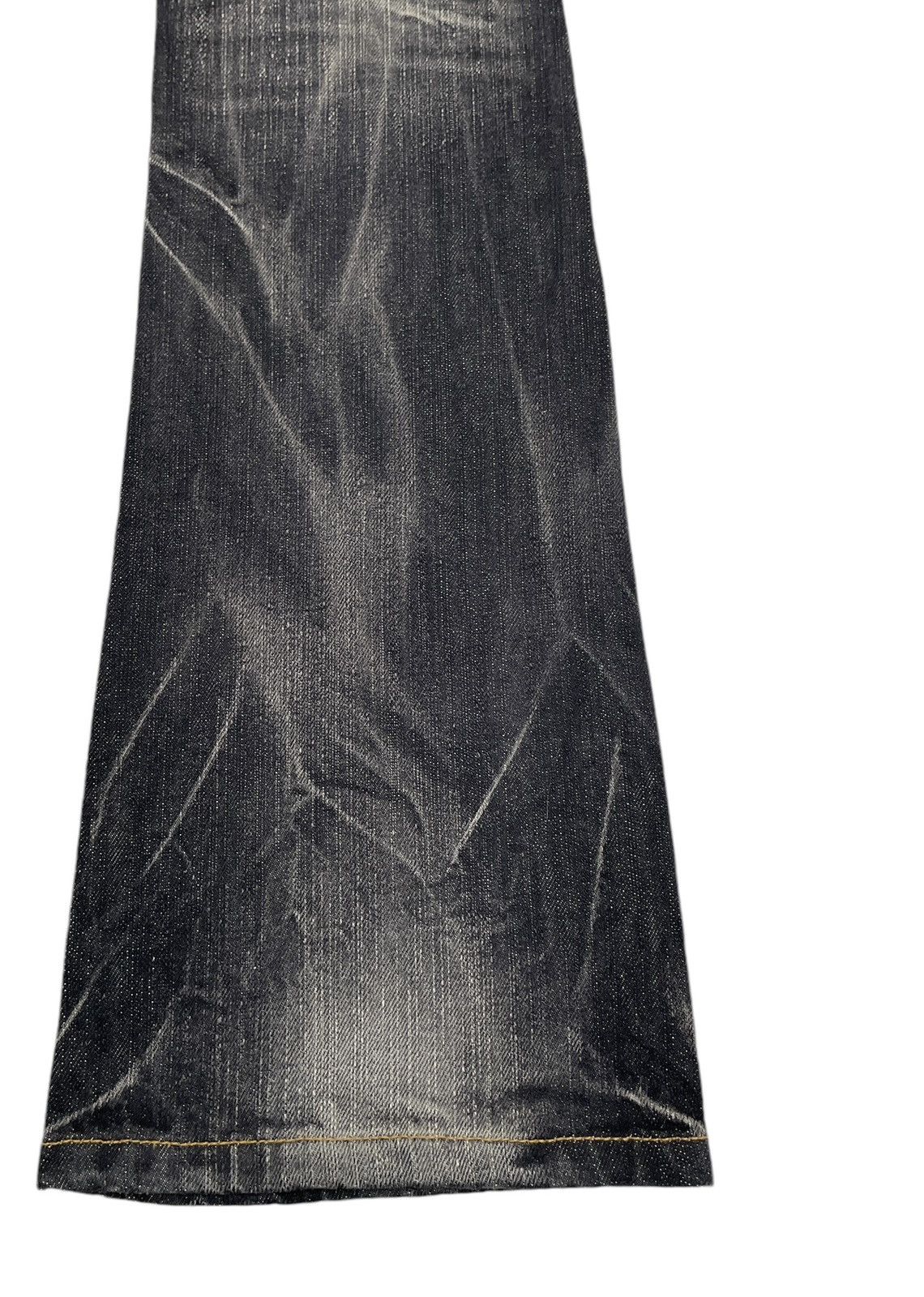 If Six Was Nine Rare Design Vintage Japanese Brand Husky Flared Jeans 2000s Size US 28 / EU 44 - 7 Thumbnail