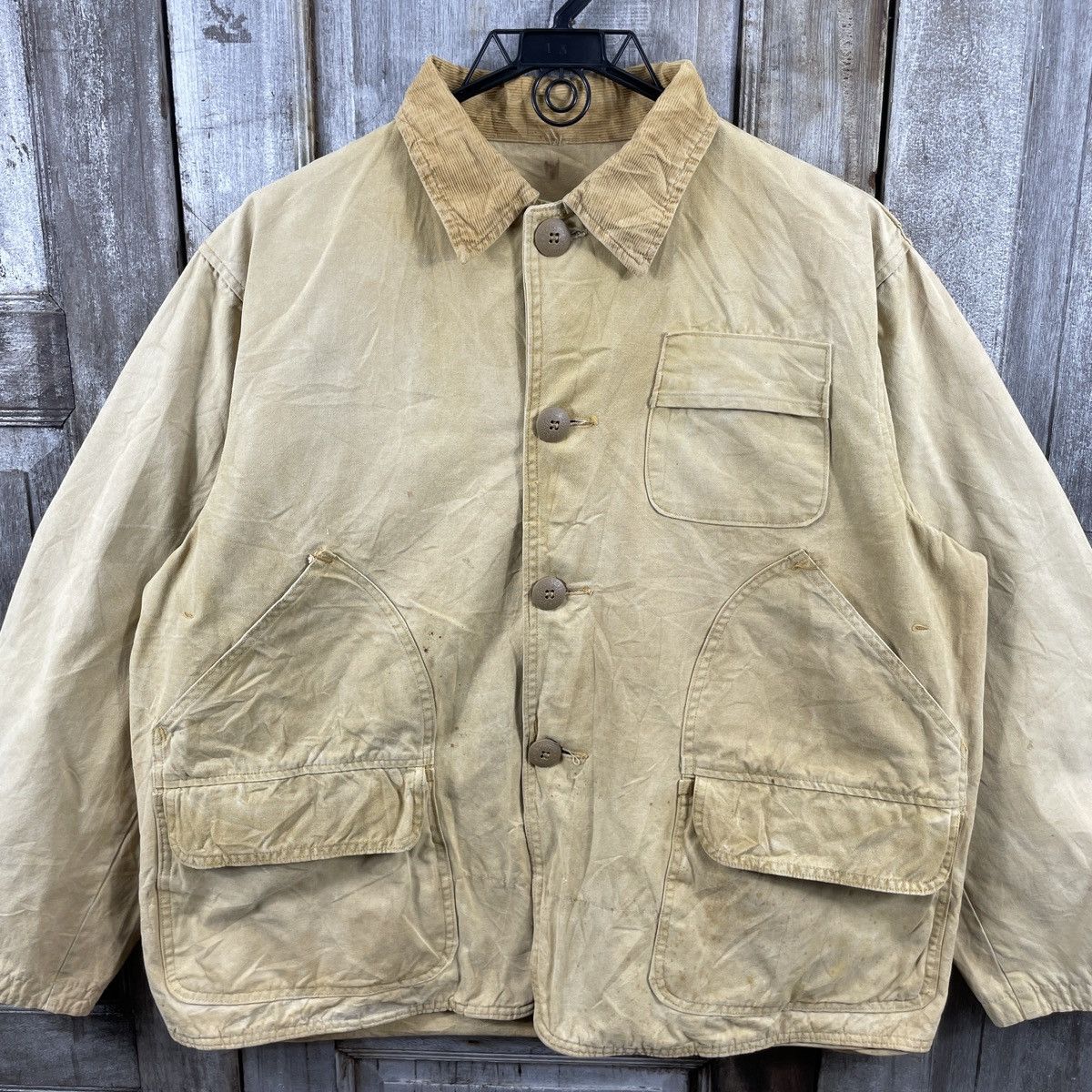 Japanese Brand × Vintage Vintage Japanesebrand Distressed Workers Jacket Size US L / EU 52-54 / 3 - 3 Thumbnail