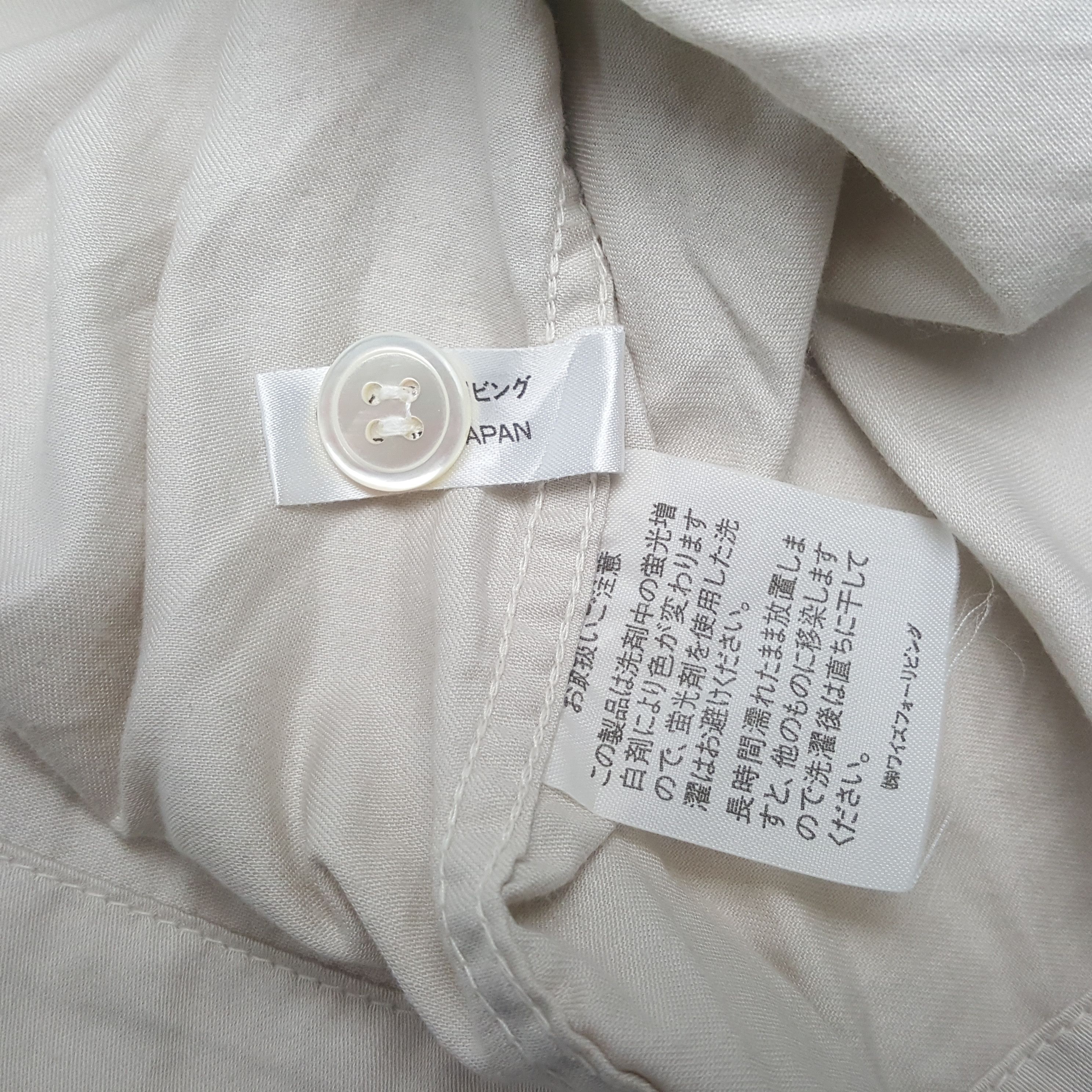 Yohji Yamamoto Ys For Living by Yohji Yamamoto Designer Shirt C294N76 Size US XL / EU 56 / 4 - 9 Thumbnail