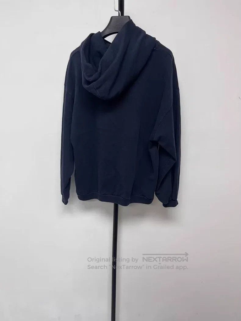 Balenciaga Balenciaga Chest Logo Solid Color Hooded Sweatshirt Size XS / US 0-2 / IT 36-38 - 2 Thumbnail