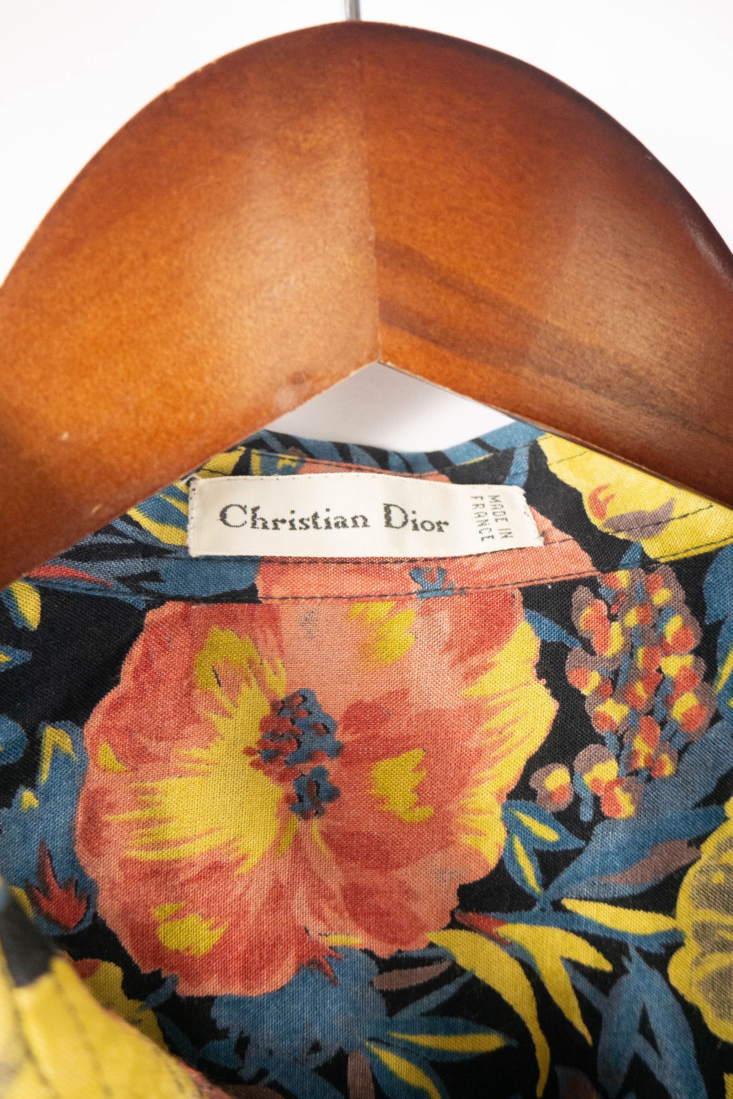 Dior Vintage dior shirt flower pattern Size US L / EU 52-54 / 3 - 7 Thumbnail