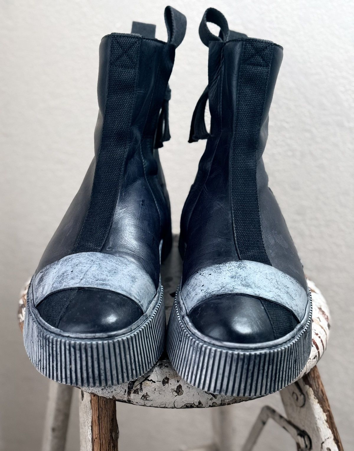 Boris Bidjan Saberi BBS Bamba 3.1 high top zip sneaker Size US 12 / EU 45 - 3 Thumbnail