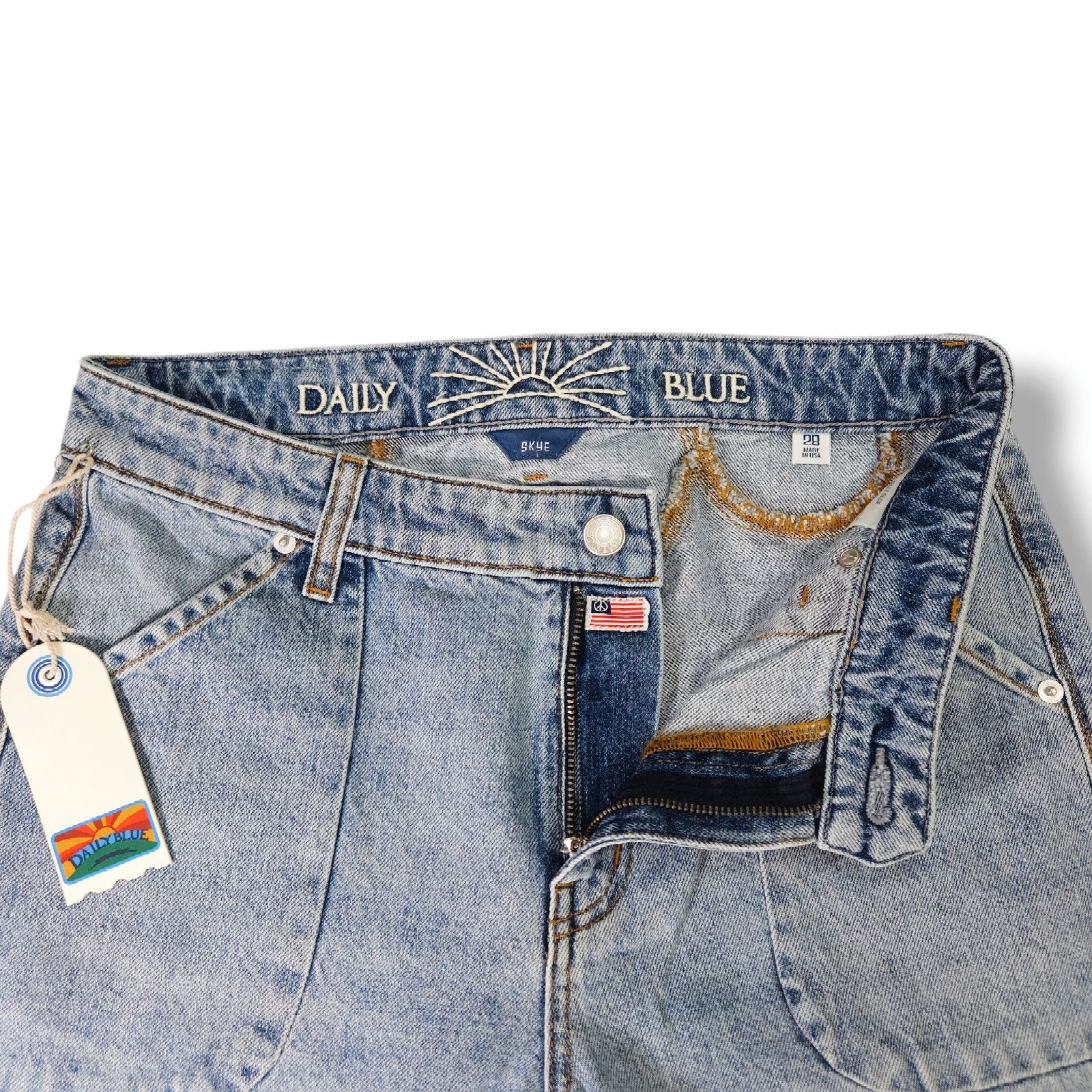 AG Adriano Goldschmied NWT Daily Blue Skye Bellbottom Flare Long Jeans Sz. 28x35 Size 28" / US 6 / IT 42 - 9 Thumbnail
