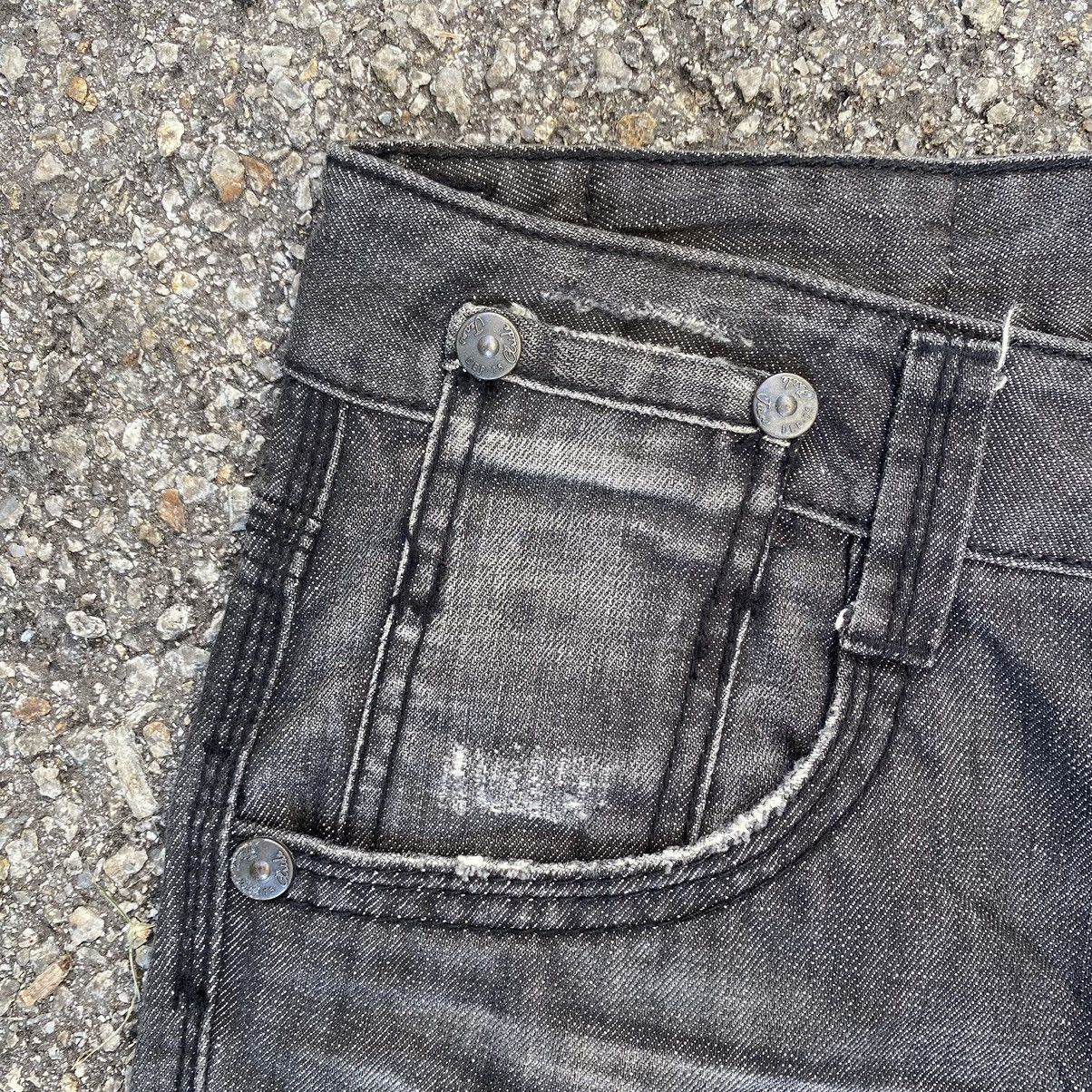 Hysteric Glamour Faded Black Jeans Washed Japanese Clawmark Clride Denim Size US 30 / EU 46 - 4 Thumbnail