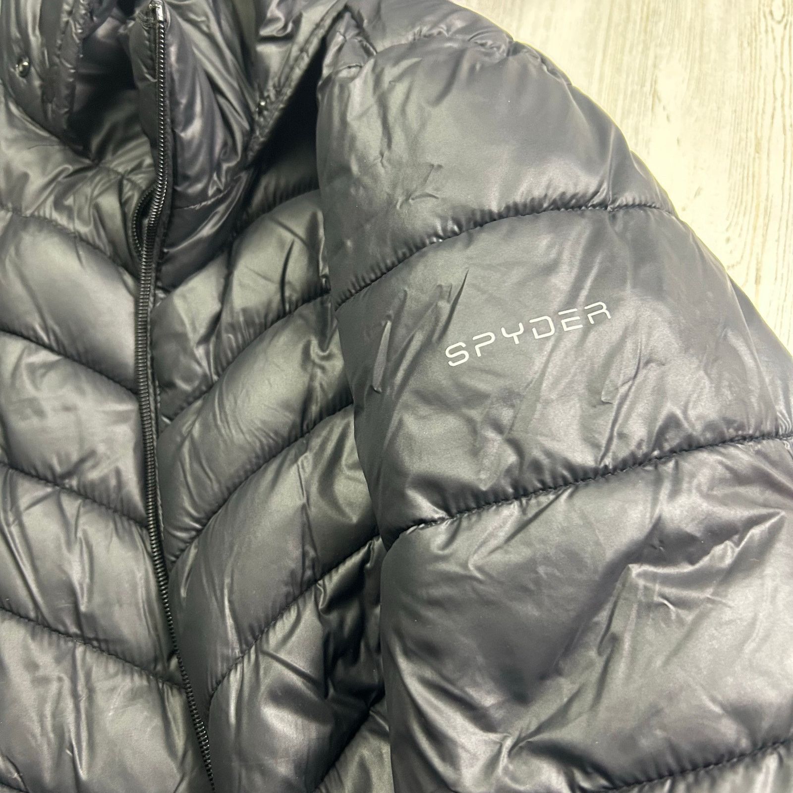 Spyder Spyder Women's Boundless Black Long Puffer Jacket Size L / US 10 / IT 46 - 7 Thumbnail