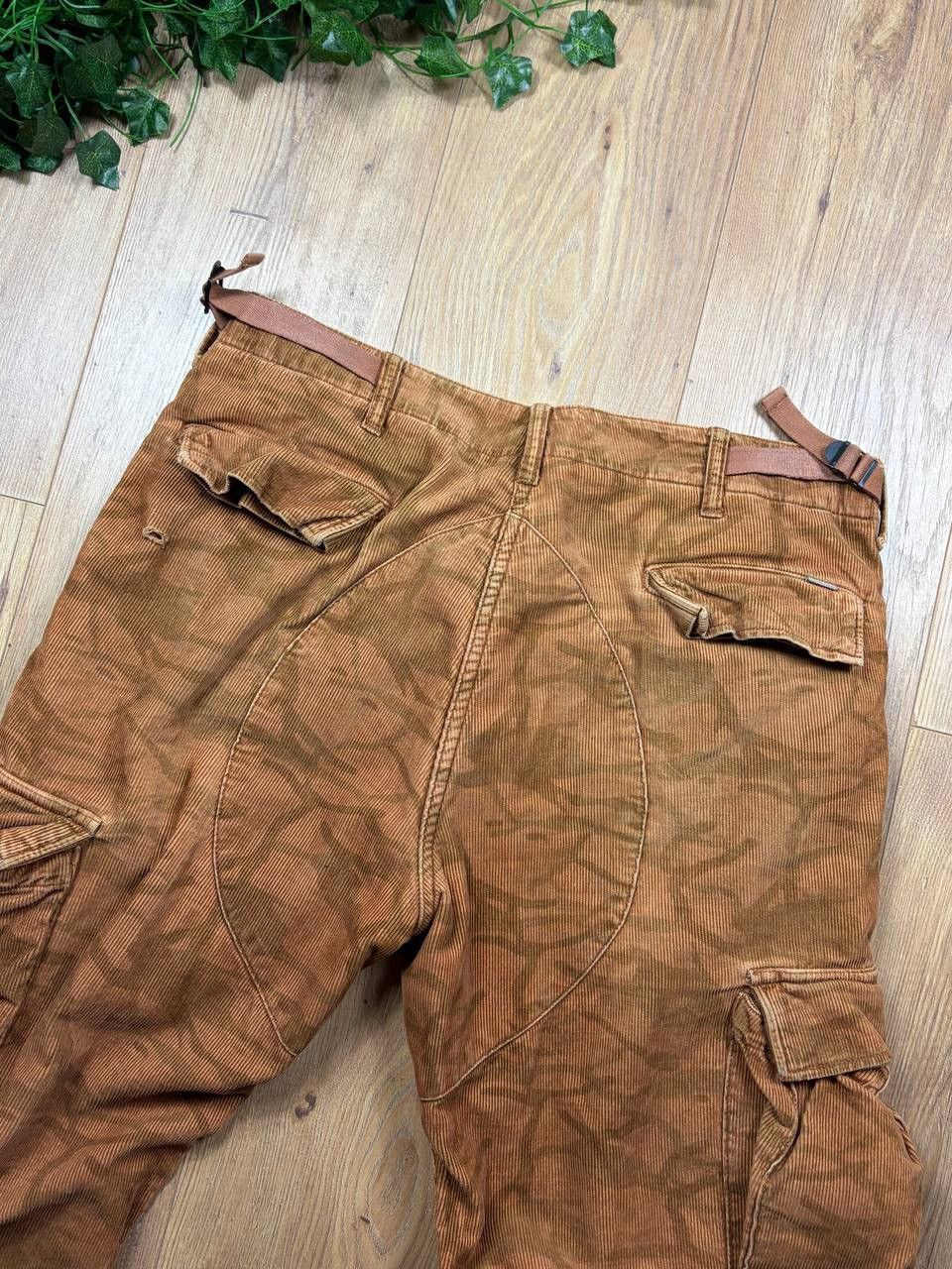 Stussy 00’s STUSSY CORDUROY CARGO MULTIPOCKET BAGGY PANTS Size US 32 / EU 48 - 8 Thumbnail