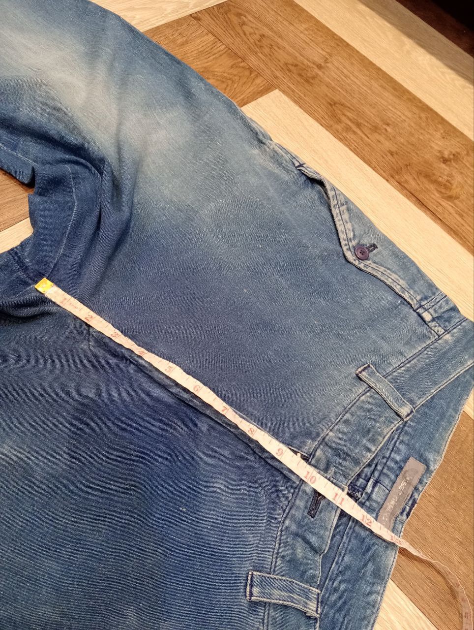 Issey Miyake RARE ISSEY MIYAKE VINTAGE DISTRESSED DENIM TROUSERS PANTS Size US 31 - 17 Thumbnail
