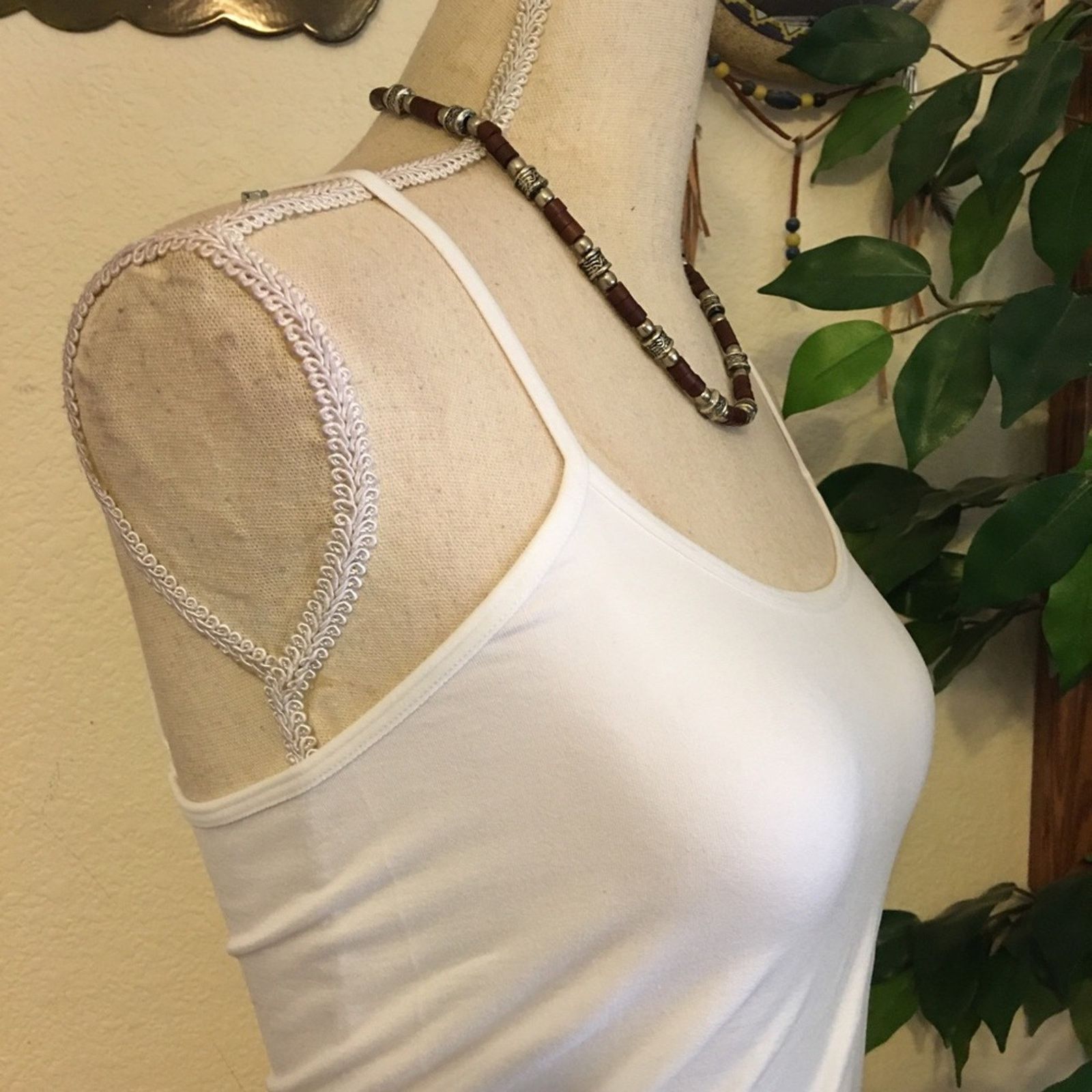Jewelry Boho brown and silver bead choker necklace Size ONE SIZE - 2 Thumbnail