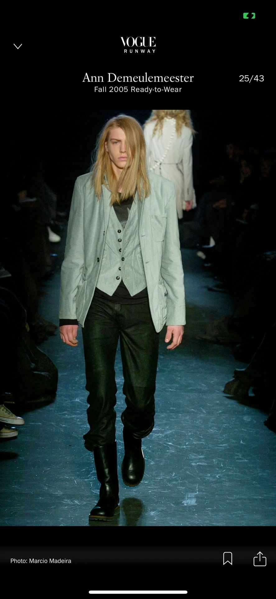 Ann Demeulemeester Ann Demeulemeester 05FW Velvet Blazer Size US M / EU 48-50 / 2 - 1 Thumbnail