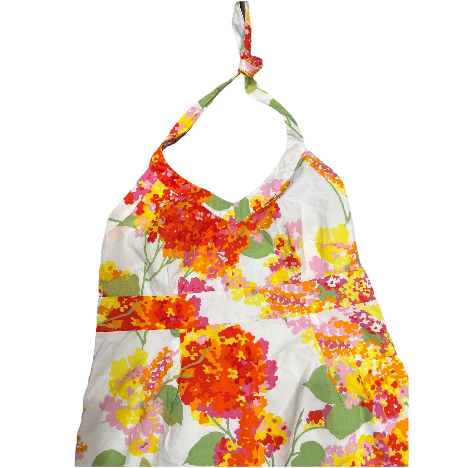 Boden Levania floral halter dress Rose Pink Size 10 A000454