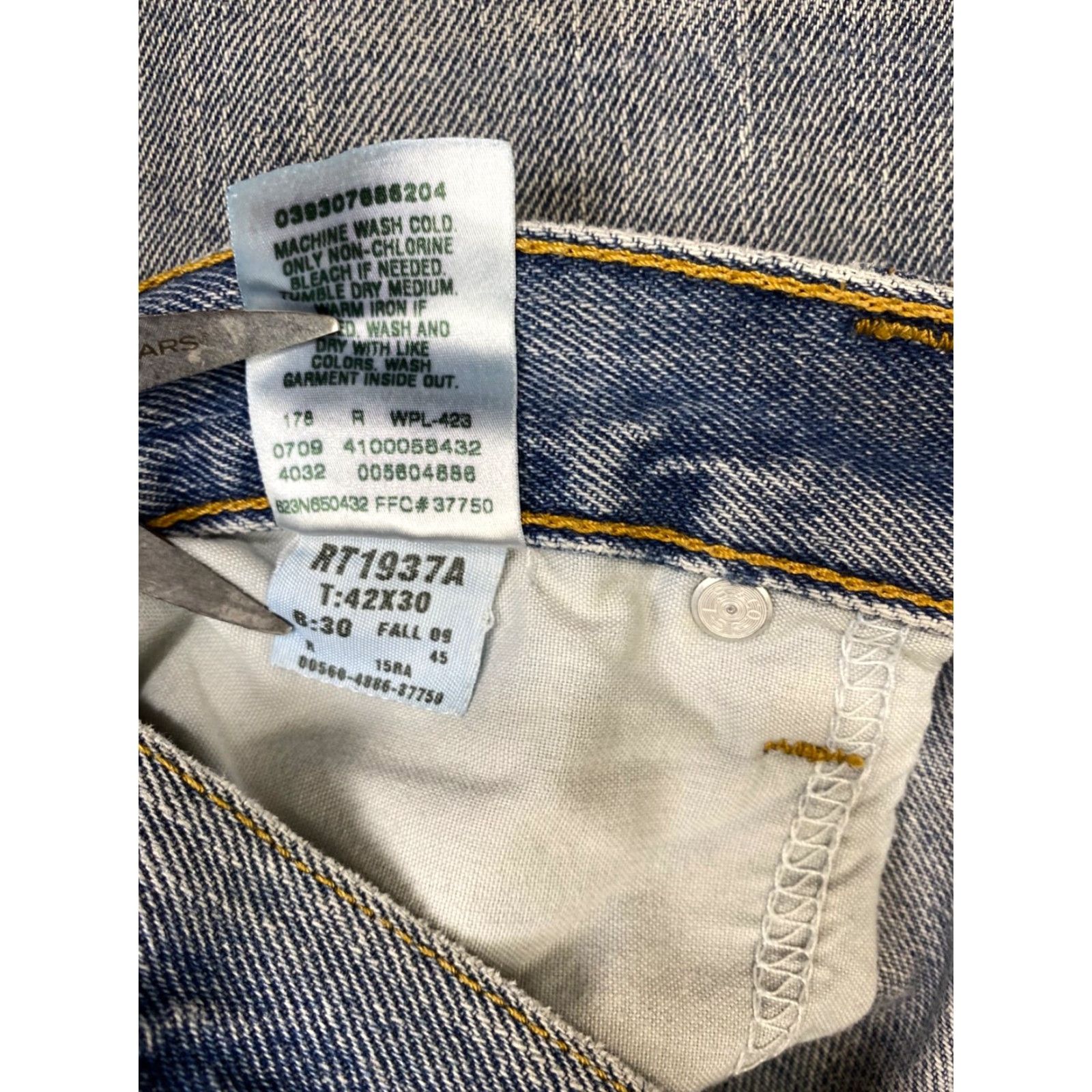 Levi's Levi's 560 Denim Jeans Mens 42x30 Blue Comfort Fit Straight Casual Reg Regular 29in Pockets 10241 Size US 42 / EU 58 - 6 Thumbnail