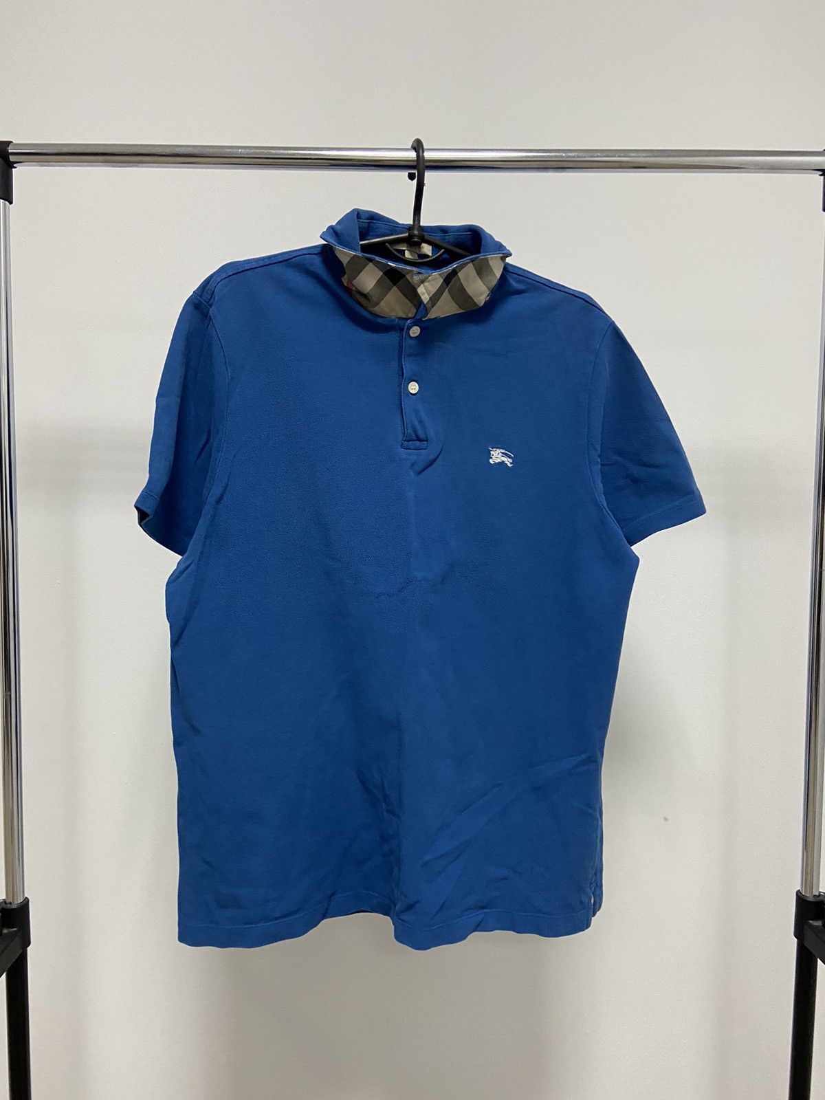 Burberry Burberry Vintage t shirt Polo Small Logo Check Size US XL / EU 56 / 4 - 1 Thumbnail