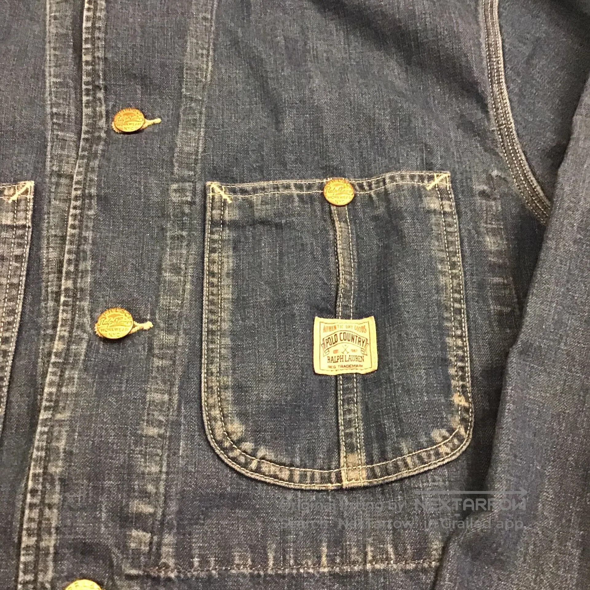 Polo Ralph Lauren Ralph Lauren Denim Work Jacket. Size US M / EU 48-50 / 2 - 4 Thumbnail