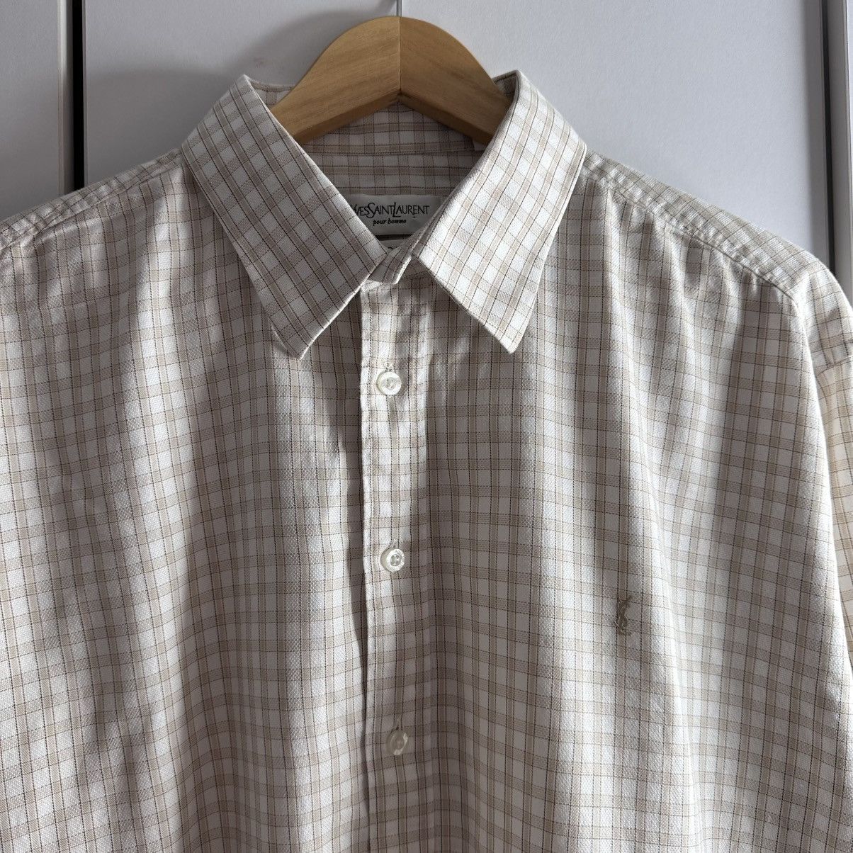 Yves Saint Laurent YSL Yves Saint Laurent pour home Luxury Shirt Rare Size US XL / EU 56 / 4 - 2 Thumbnail