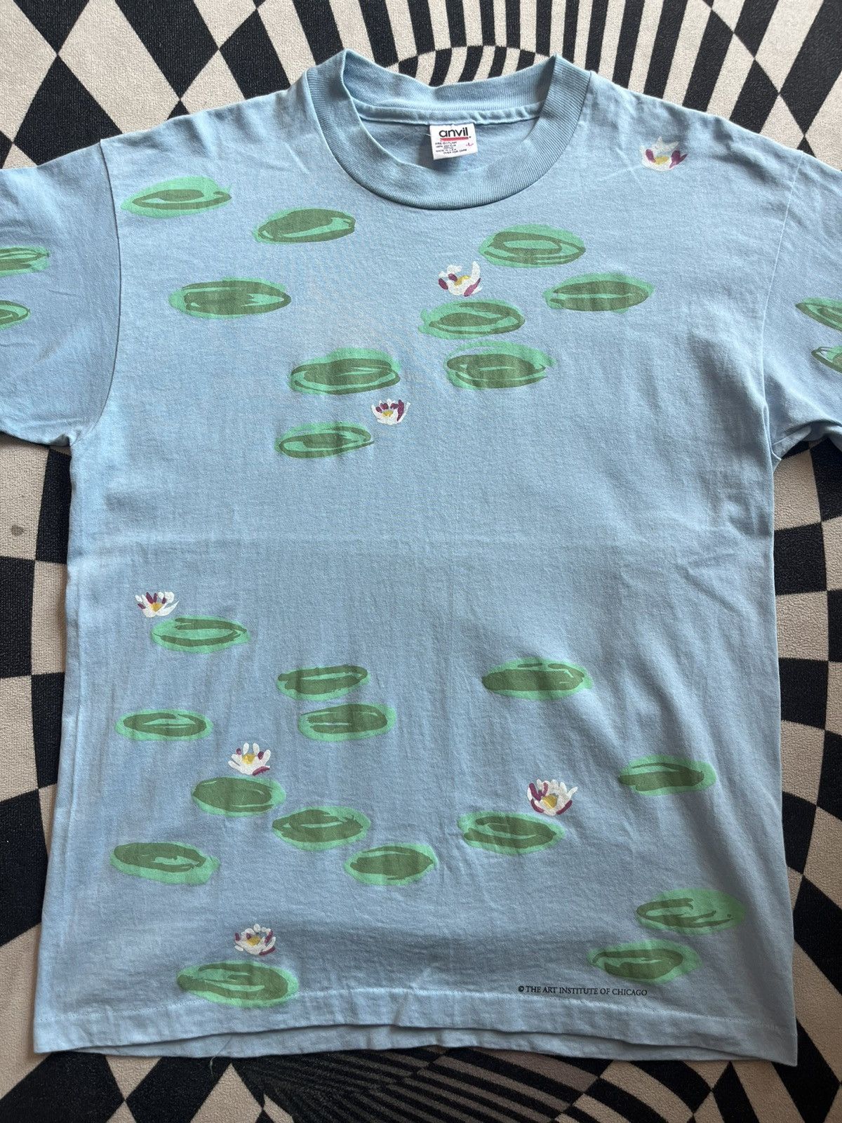 Arts & Science Vintage Water Lilies (aop) 90’s by Claude Monet Tshirt Size US L / EU 52-54 / 3 - 7 Thumbnail