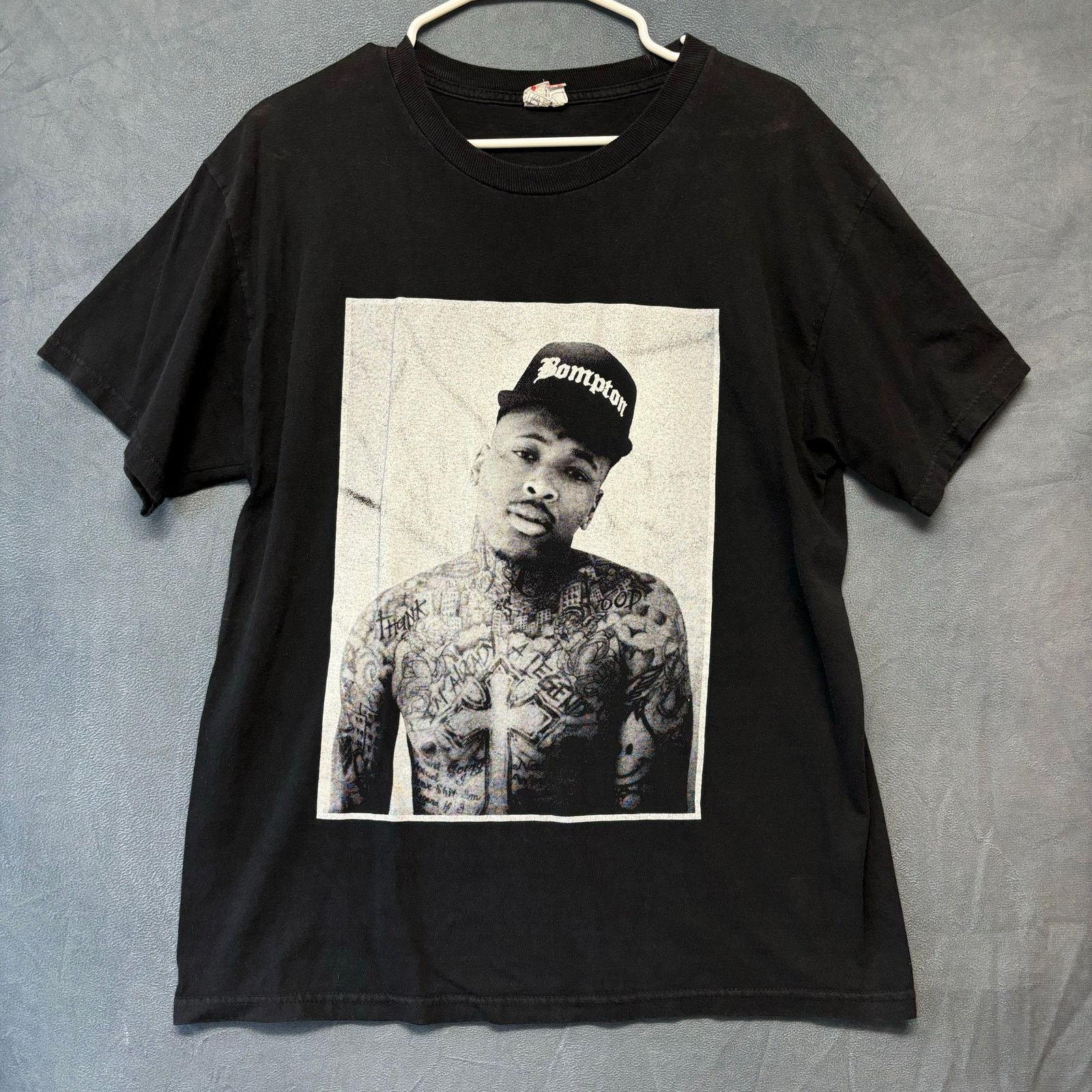 Alstyle YG Rapper Tee Shirt Alstyle Mens Large Compton Tattoo Street Size US L / EU 52-54 / 3 - 1 Thumbnail