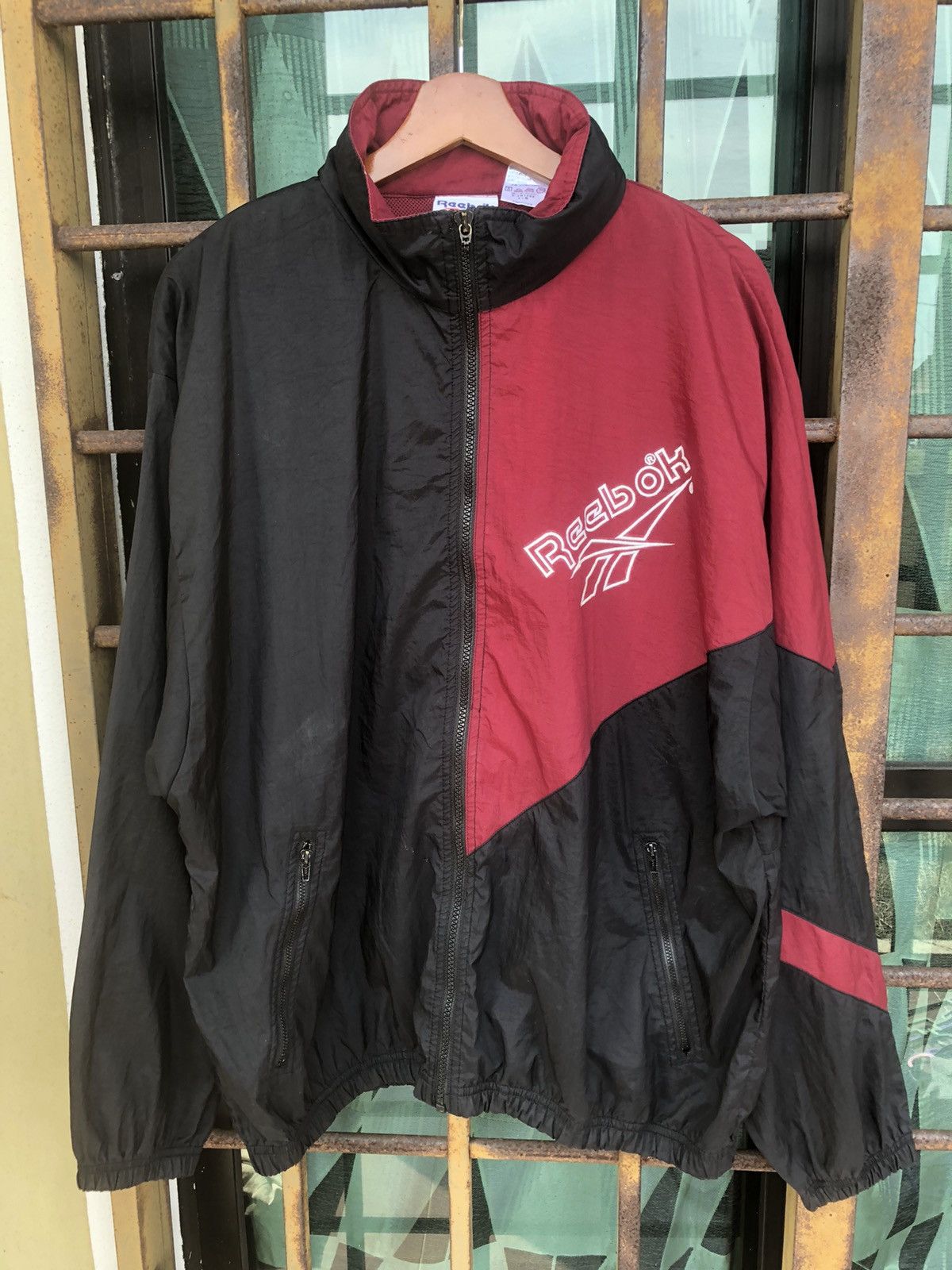Reebok × Sports Specialties 90’ Reebok Backhit Big Logo Track Sportwear Jacket Size US M / EU 48-50 / 2 - 1 Thumbnail