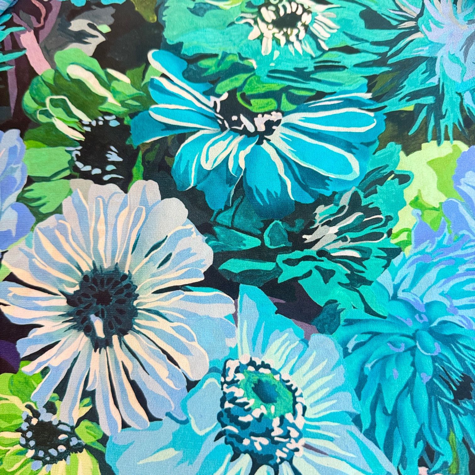 Stella McCartney STELLA MCCARTNEY Floral-Print Silk Midi Skirt Size 28" / US 6 / IT 42 - 5 Thumbnail