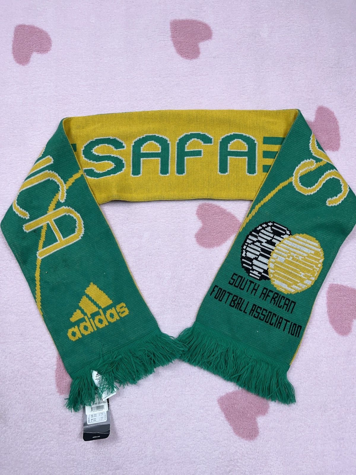 Adidas × Vintage ➕ South Africa footbal SAFA nos adidas scarf big logo Size ONE SIZE - 2 Thumbnail