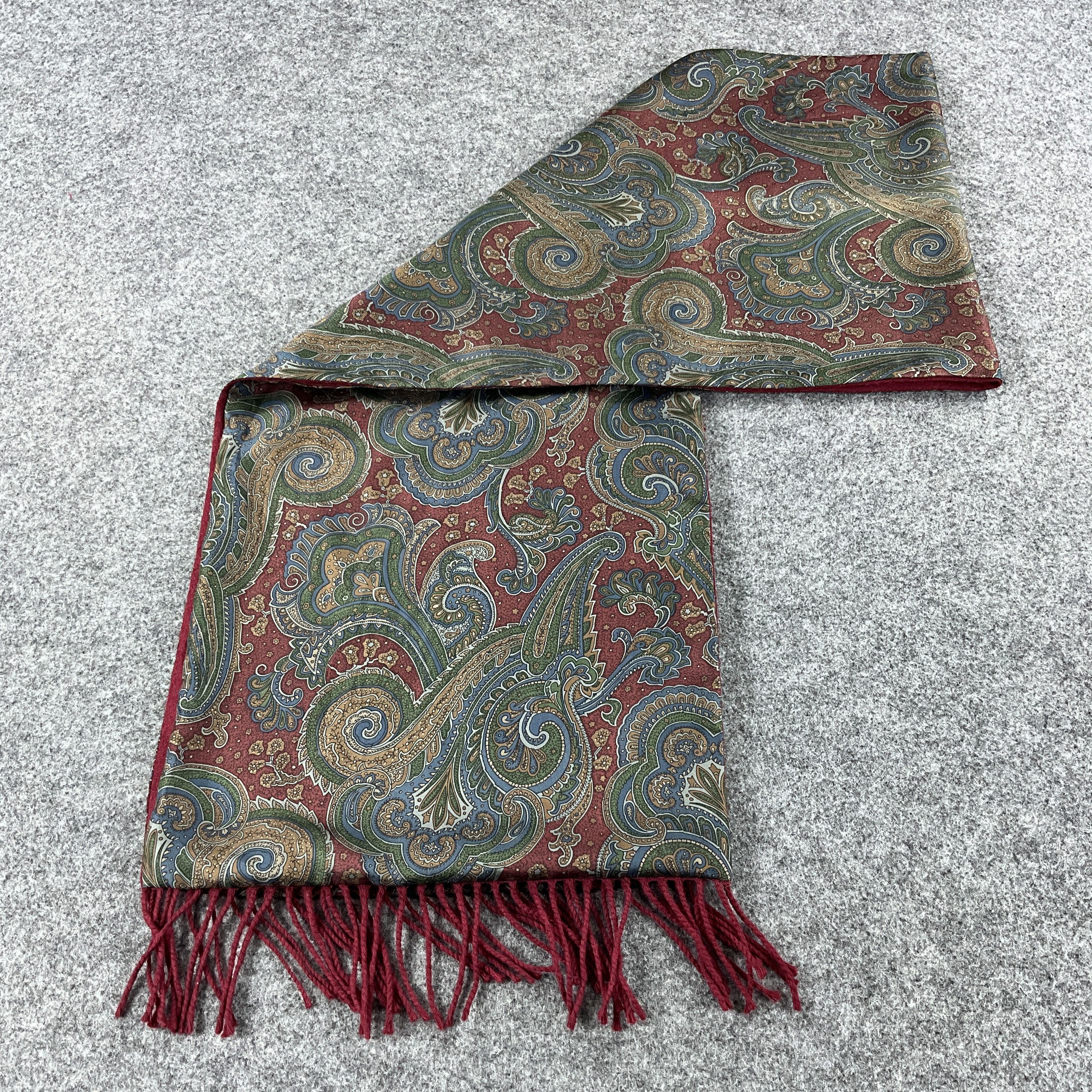 Vintage Kinloch Anderson Paisley Scarf / Muffler / Neckwear T1241 Size ONE SIZE - 2 Thumbnail