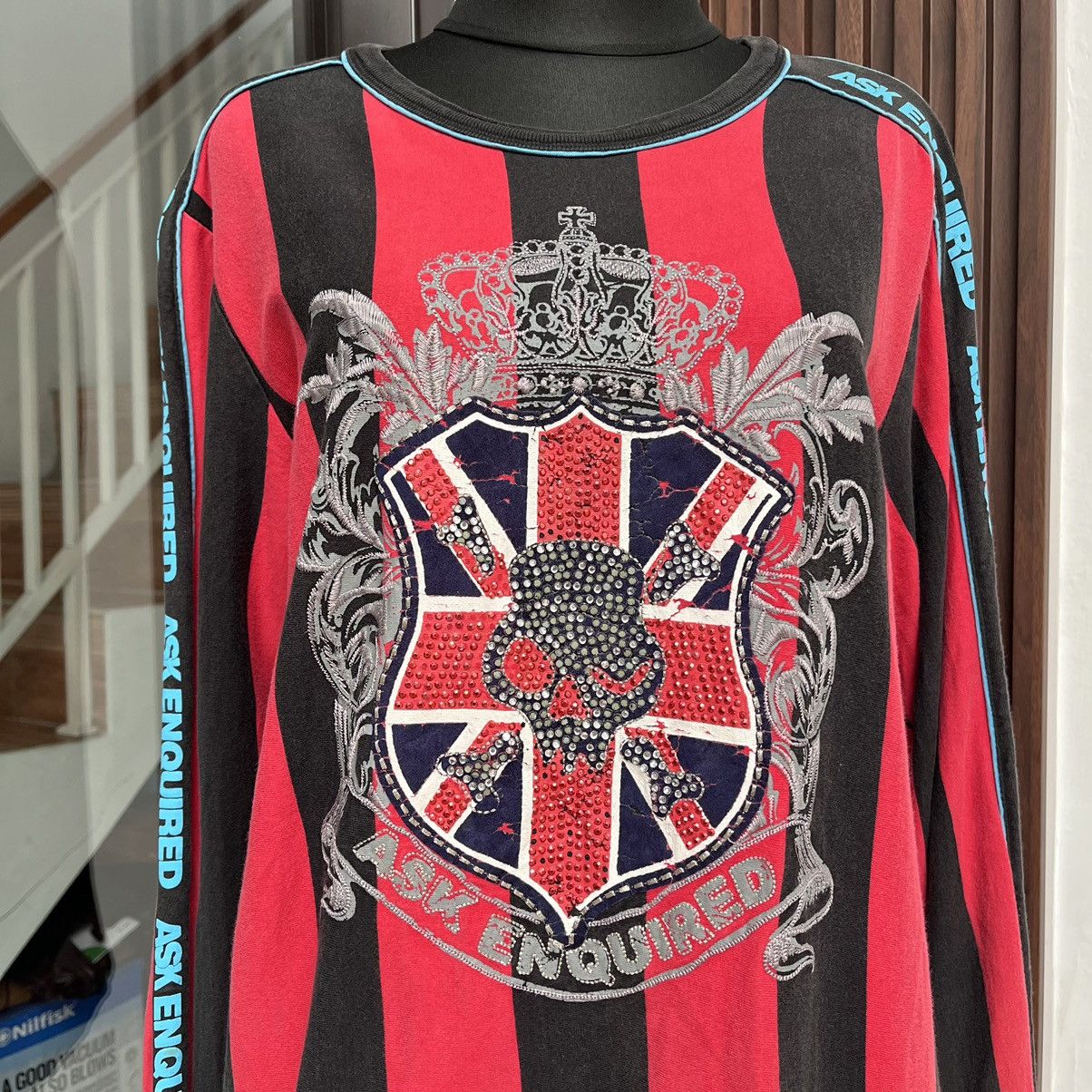 If Six Was Nine × Japanese Brand × Seditionaries 2000S Punk Rock Style Ask Enquired L/S Tee Full Tape Size L / US 10 / IT 46 - 4 Thumbnail