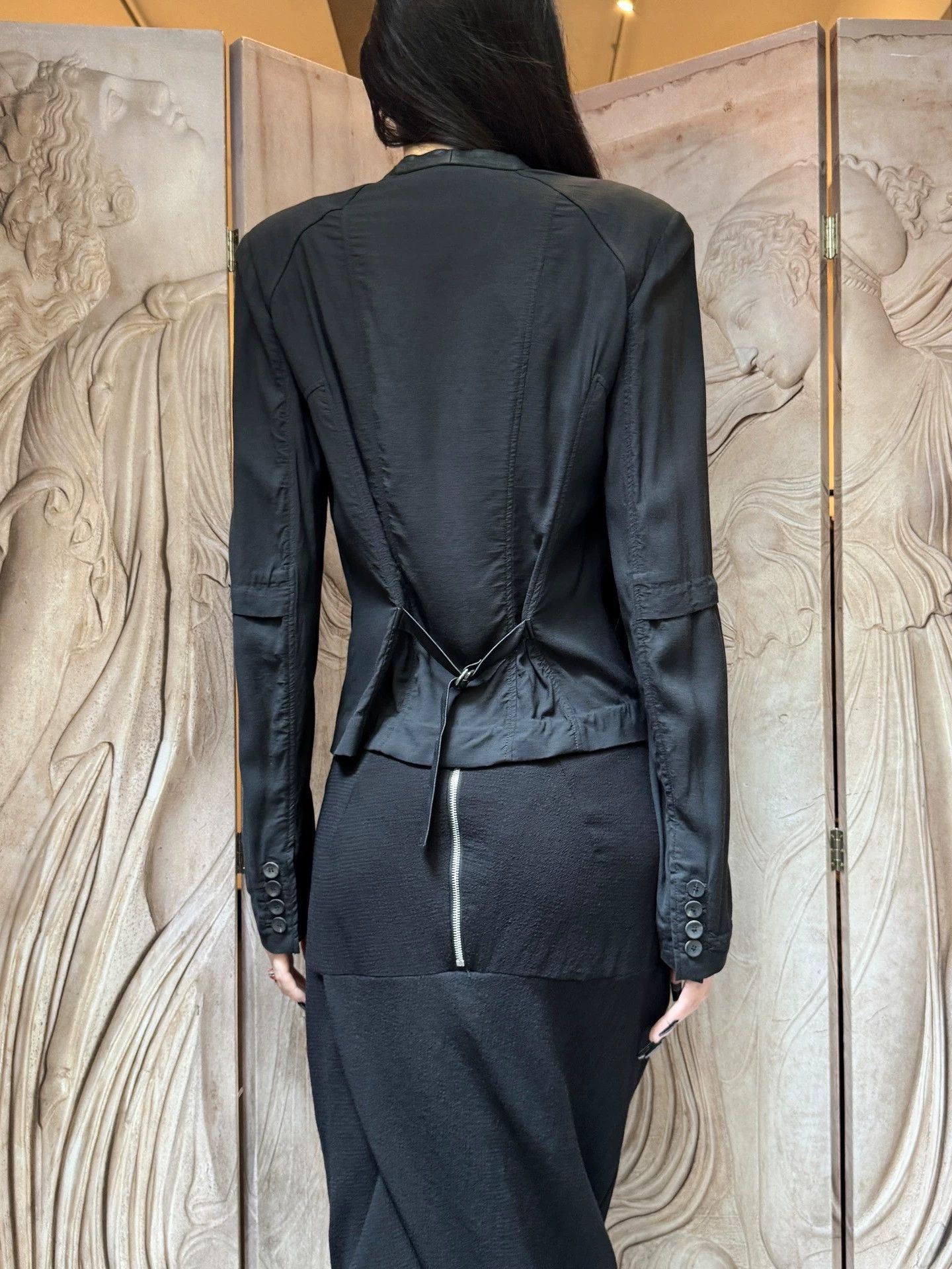 Helmut Lang Helmut Lang Vintage Back Belted Jacket Size S Size S / US 4 / IT 40 - 7 Thumbnail