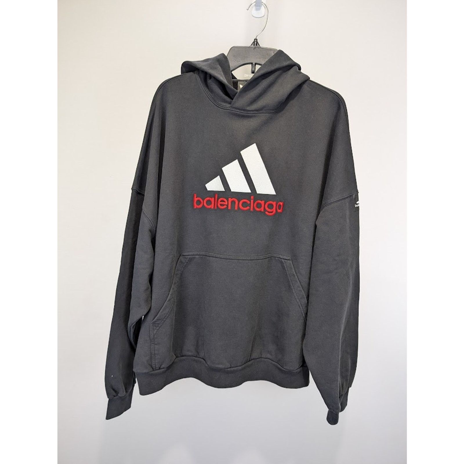 Adidas × Balenciaga o1rshd1 Hoodies in Black Size US L / EU 52-54 / 3 - 1 Thumbnail