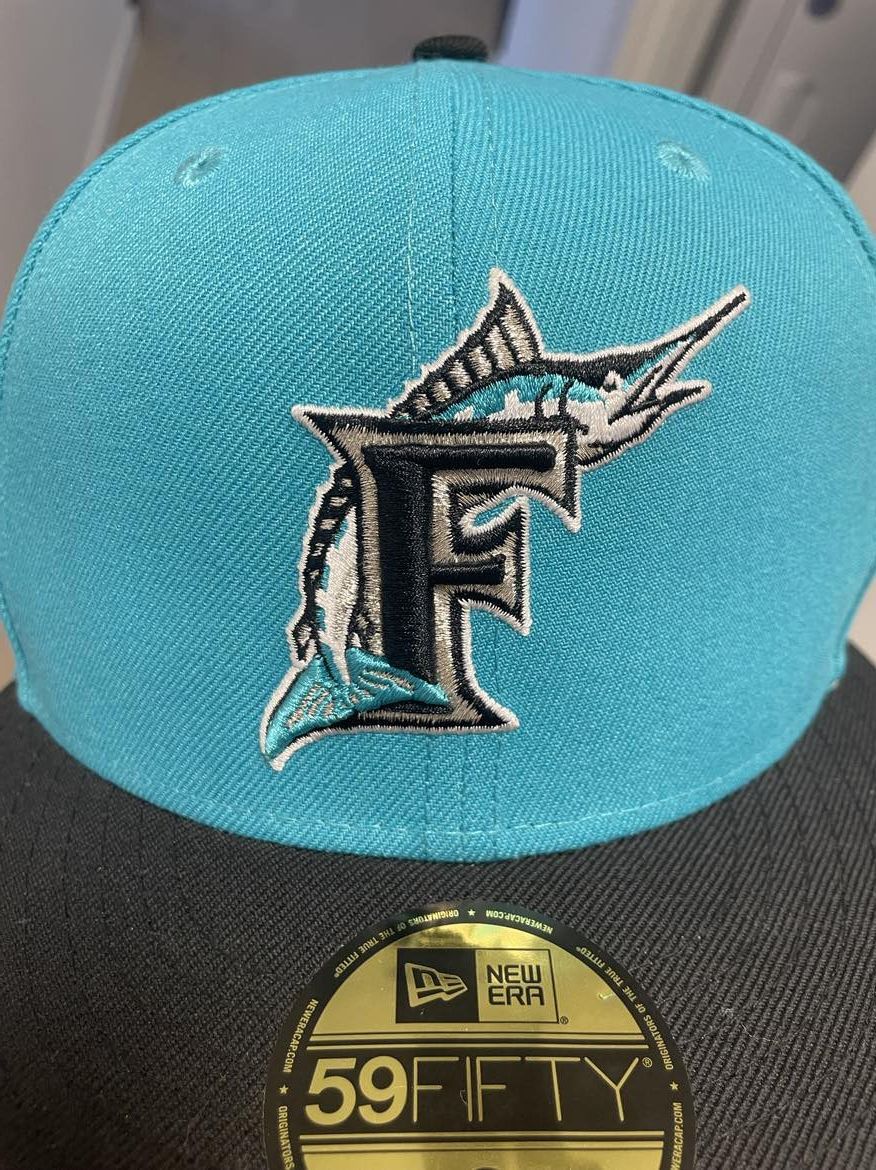 New Era Florida Marlins 1997 World Series Fitted Cap Size 8 Size ONE SIZE - 2 Thumbnail