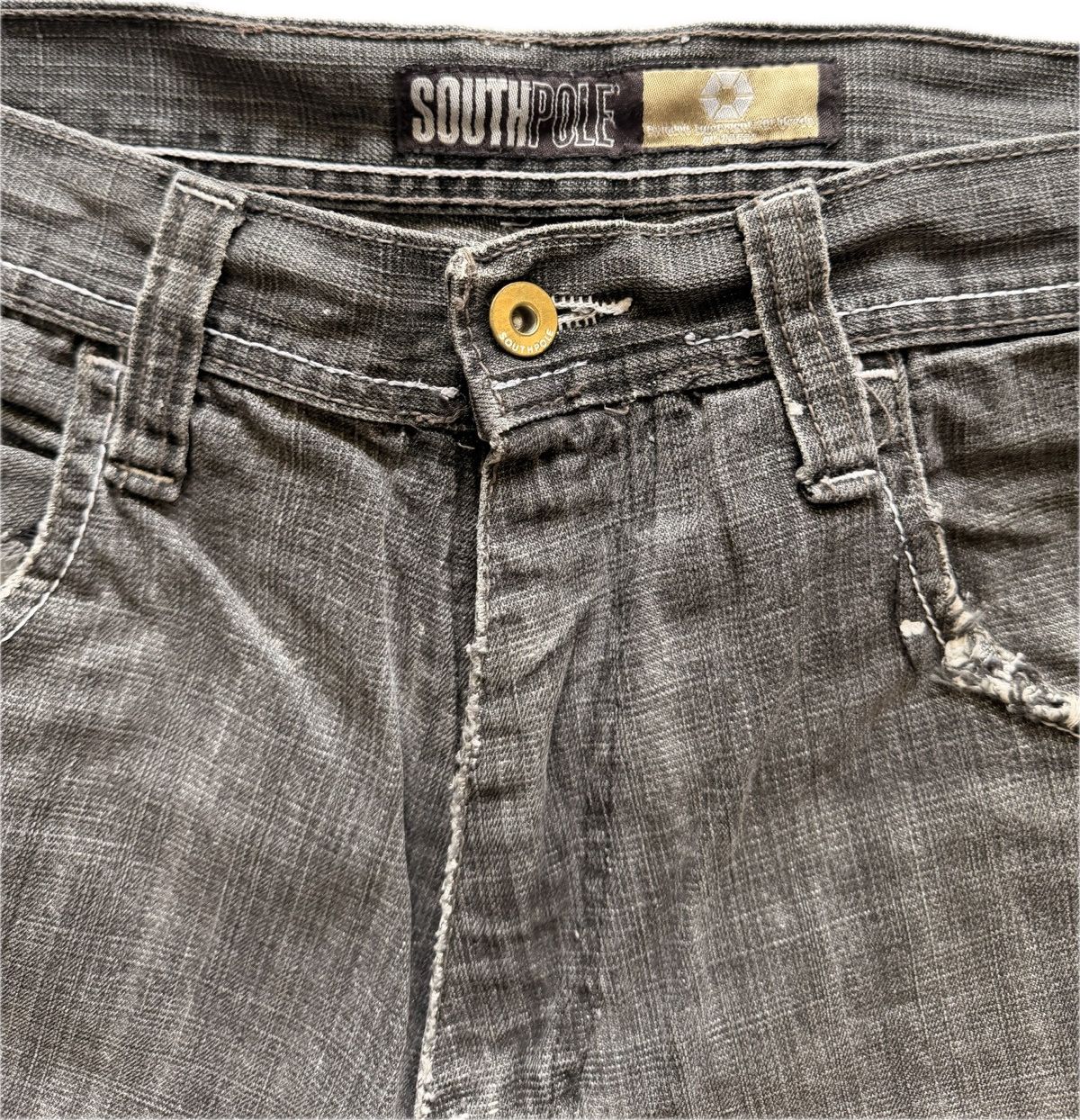 Southpole Distressed Southpole Gold Tab Jeans Size US 34 / EU 50 - 5 Thumbnail