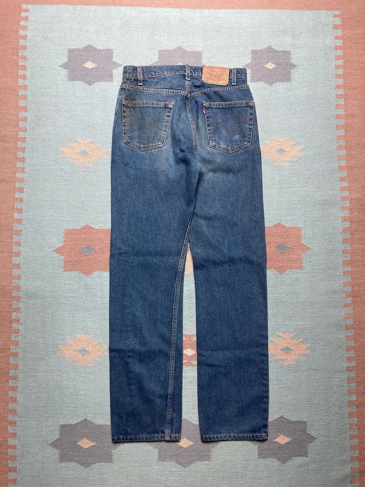 Levi's × Vintage Levi’s 505 jeans regular straight leg denim wash skate 30x33 Size US 30 / EU 46 - 1 Thumbnail