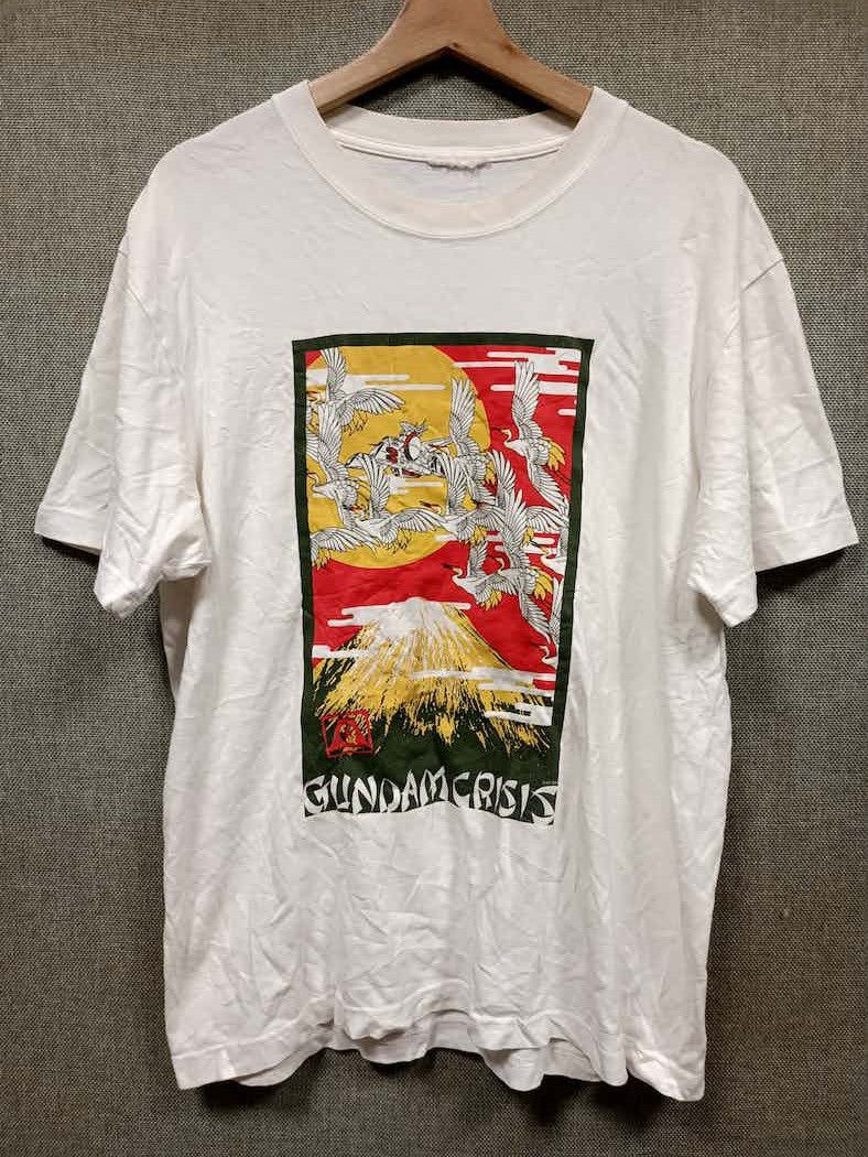 vintage t shirt anime gundam crisis