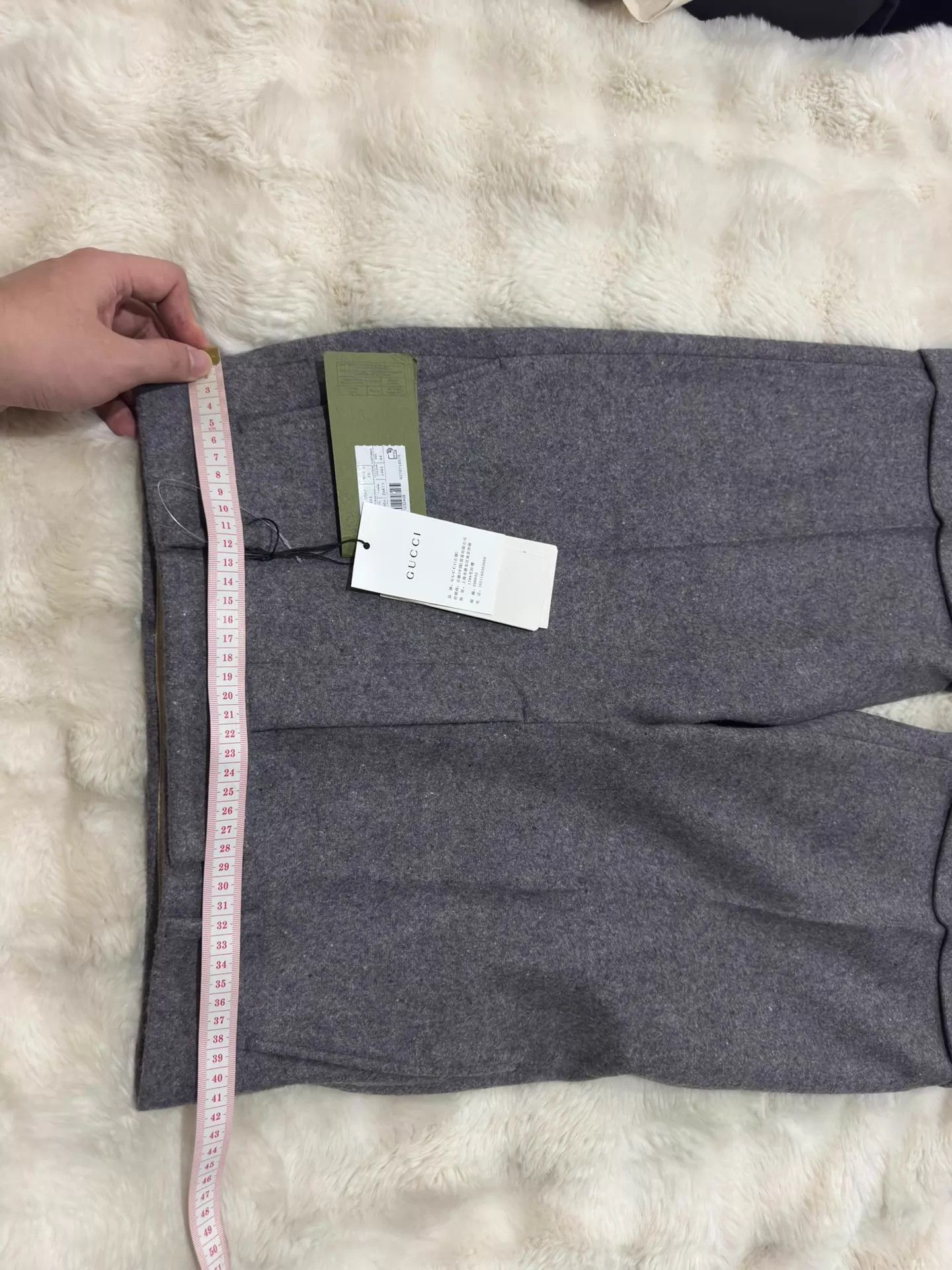 Gucci Gucci Wool-Cashmere Blend Dark Gray Shorts 44 Size US 28 / EU 44 - 7 Thumbnail